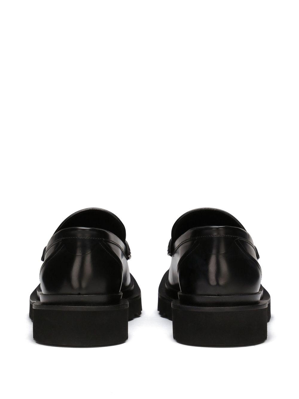 penny-slot leather loafers Product Image