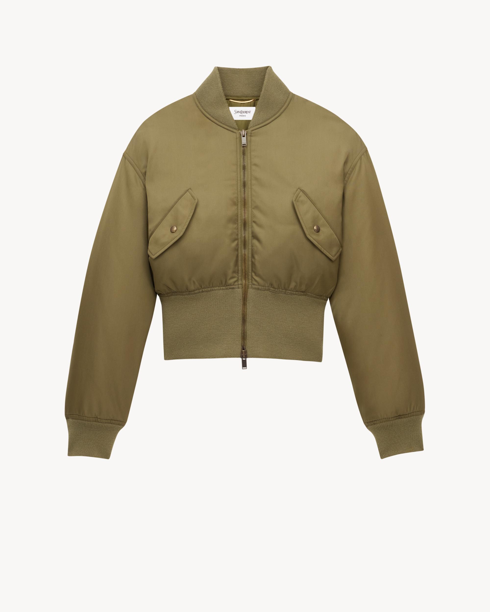 bomber jacket in nylon Product Image