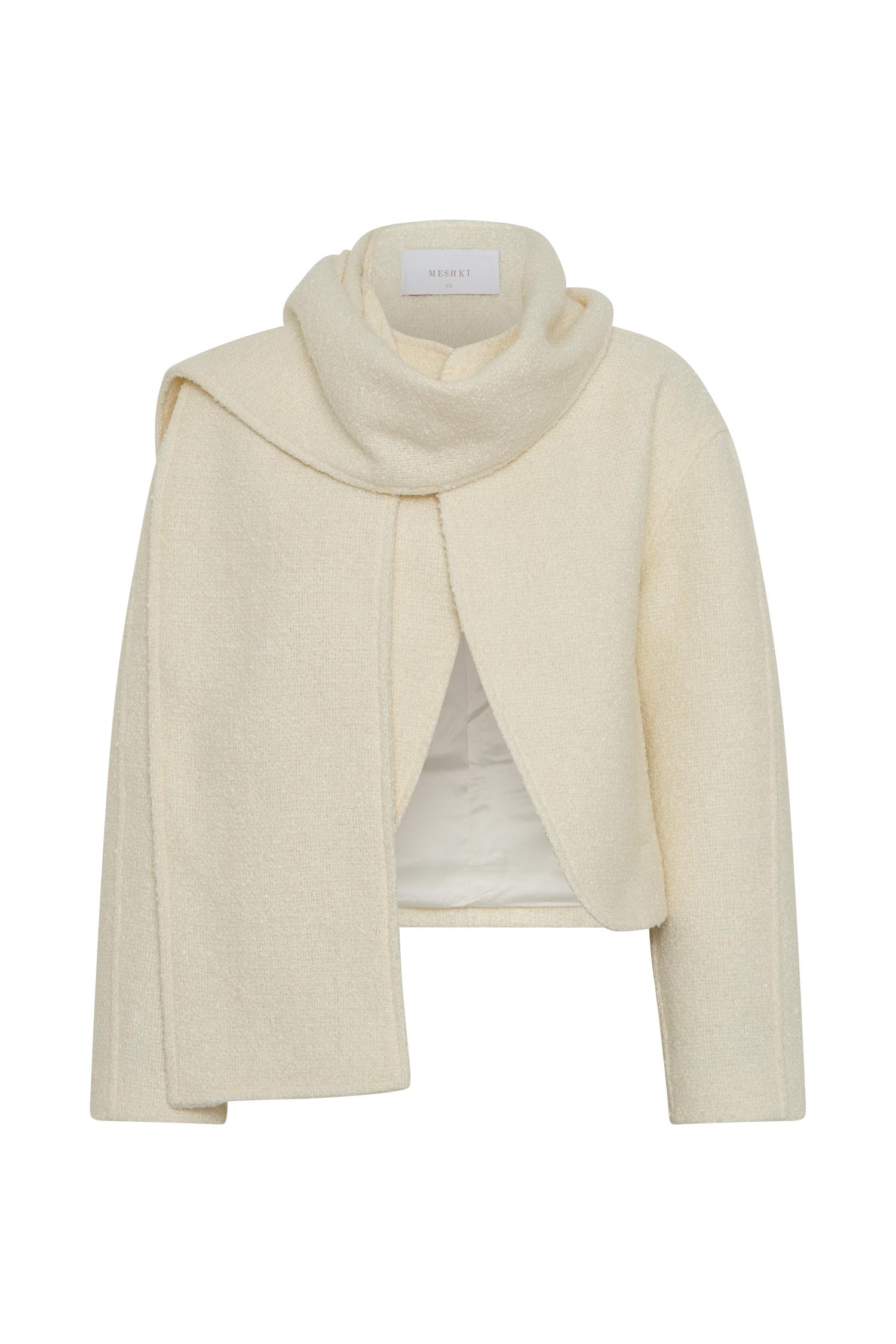 Bree Scarf And Jacket - Ivory Product Image