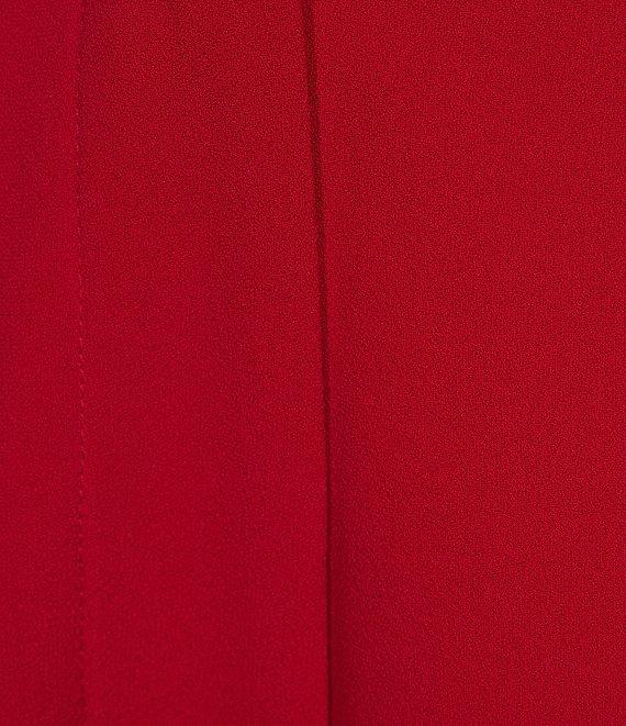 A Loves A Woven Suiting High Rise Coin Pocket Pleated Front Point Hem Pants Product Image