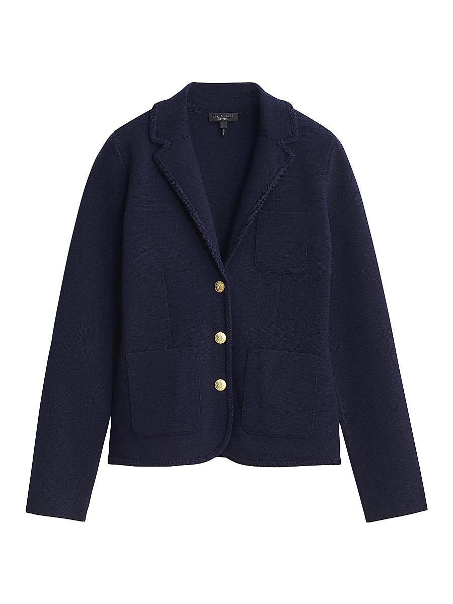 Womens Alex Merino Wool-Blend Blazer Product Image