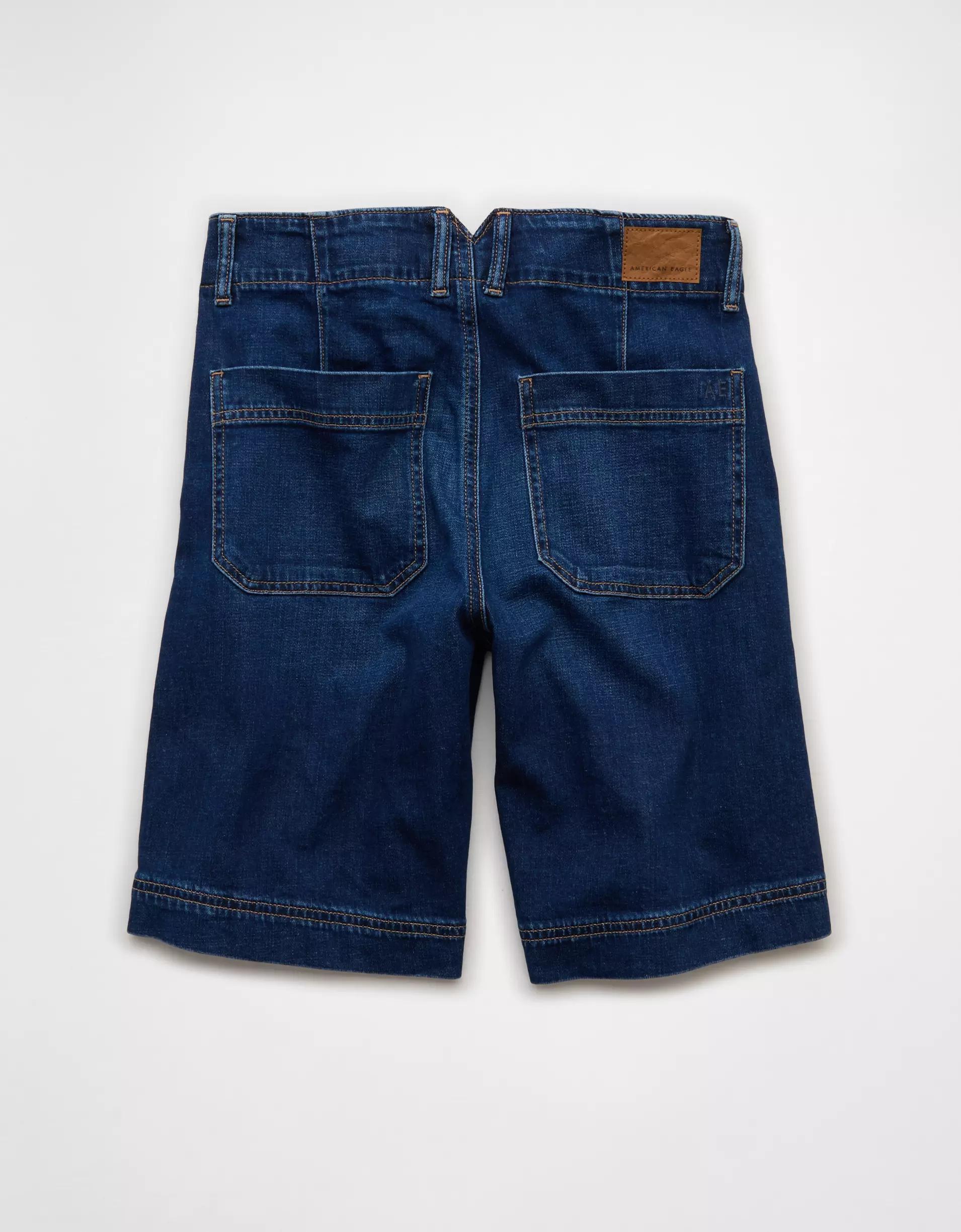 AE 11" Dreamy Drape Stretch High-Waisted Jort Product Image