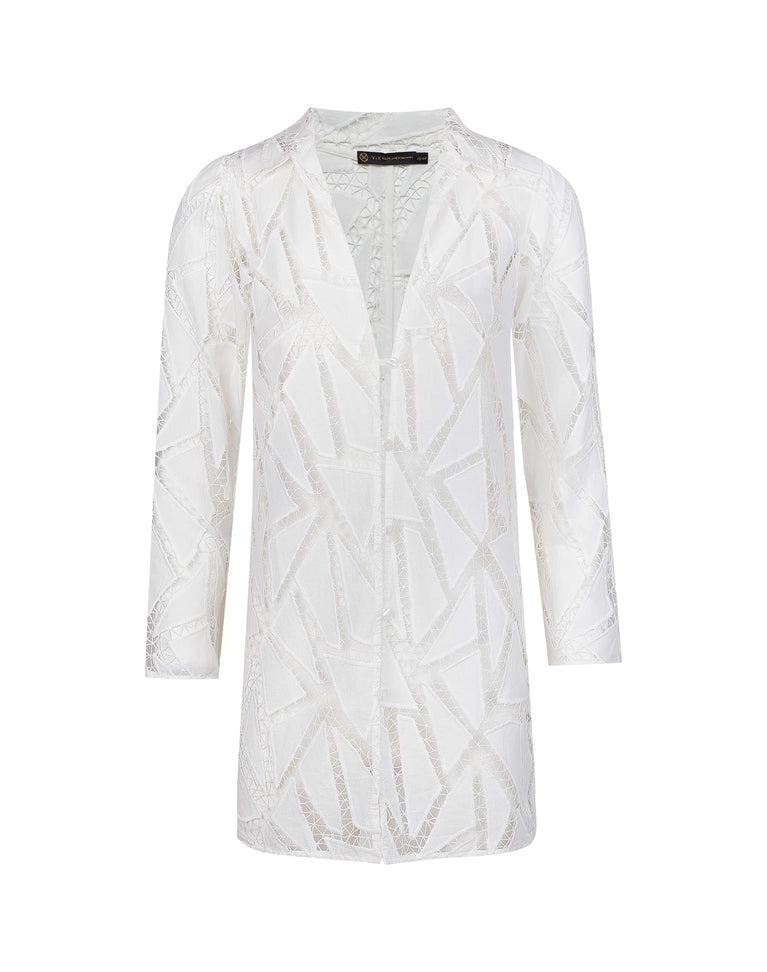 Coleen Short Cover Up - Off White Product Image