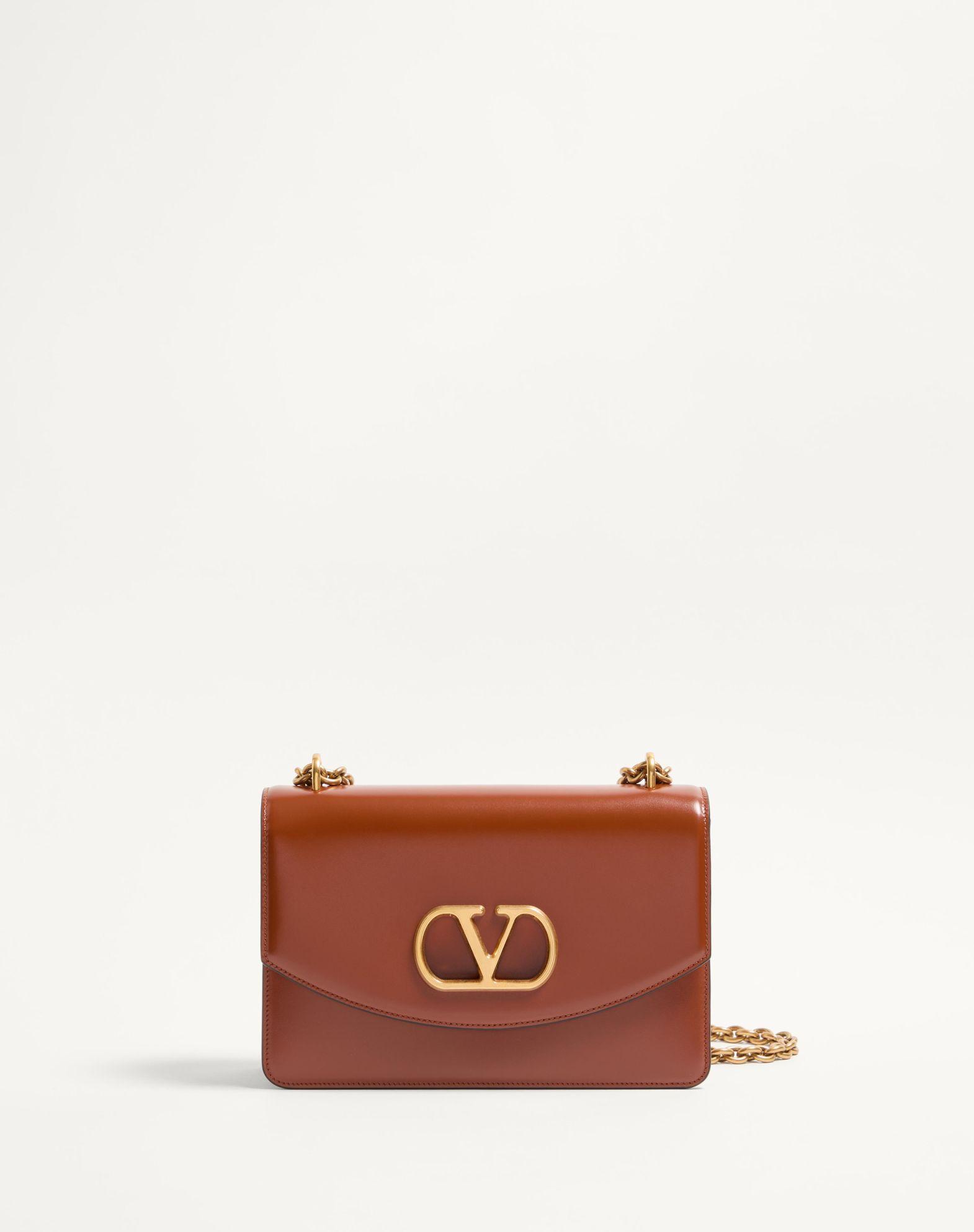 Valentino Garavani Vain Shoulder Bag In Shiny Calfskin Product Image