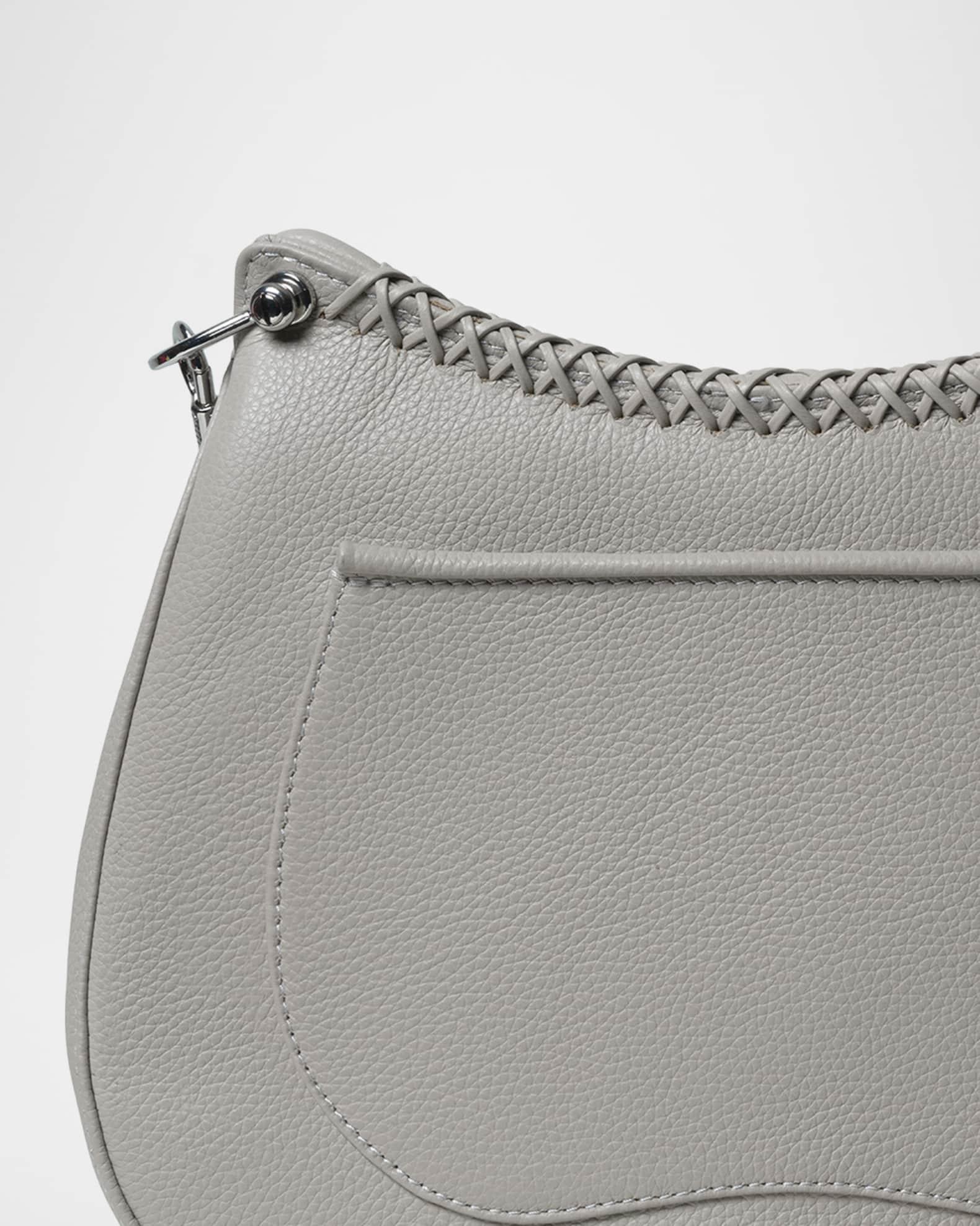 Medium Saddle Grained Leather Crossbody Bag Product Image