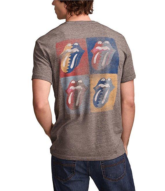 Lucky Brand Rolling Stones Tongue Short Sleeve T-Shirt Product Image