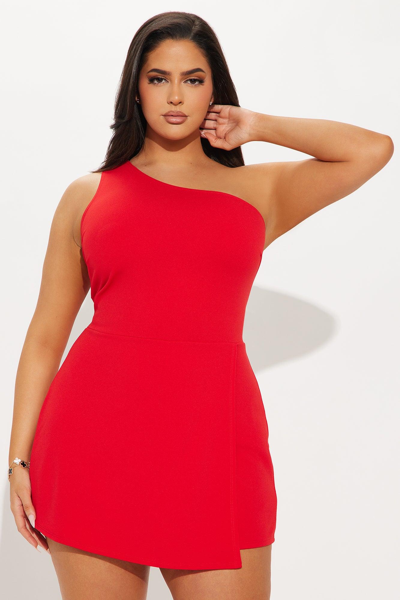 The Reason Is You Romper - Red Product Image