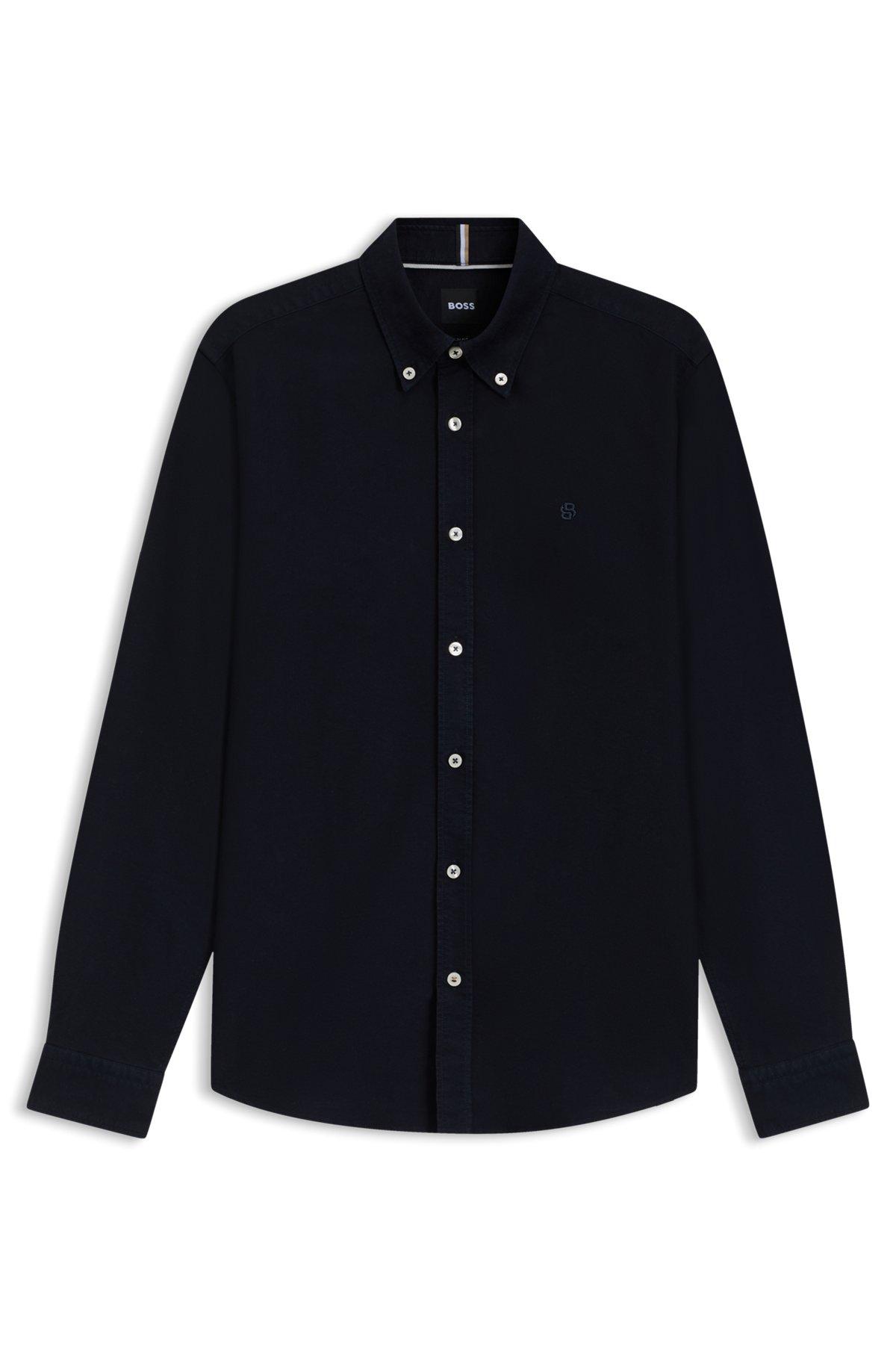 Slim-fit shirt in Italian cotton Product Image