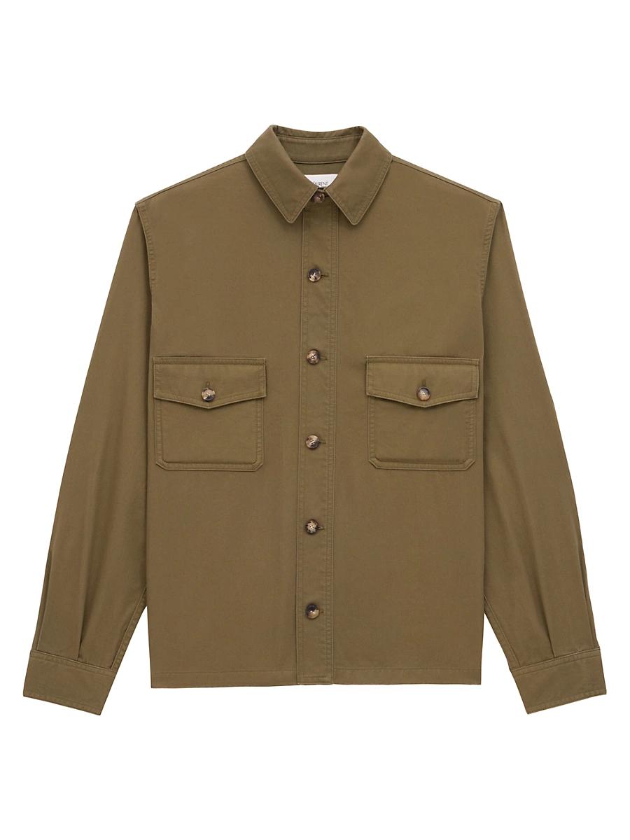 Mens Overshirt in Cotton Twill Product Image