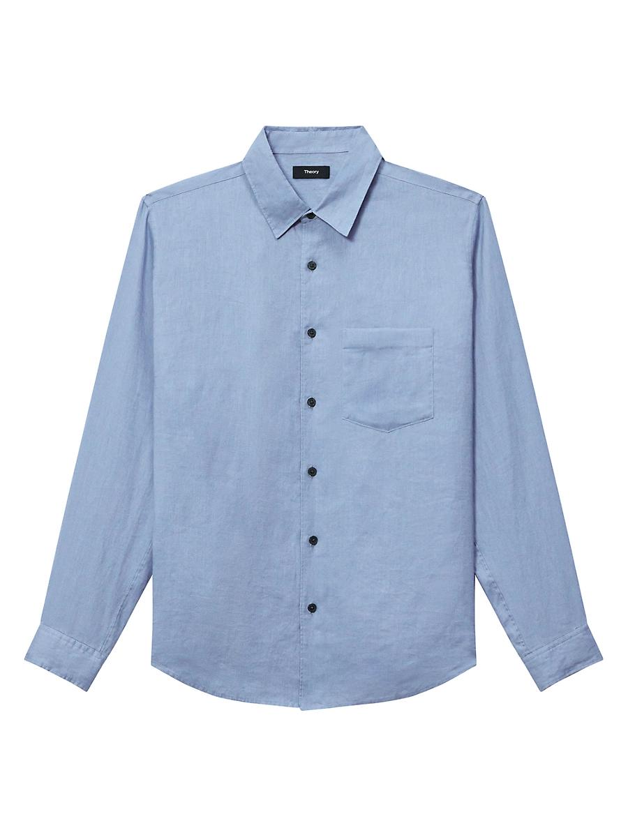 Mens Irving Long-Sleeve Linen Shirt Product Image