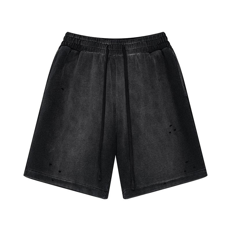 Vintage Washed Ripped Shorts Product Image
