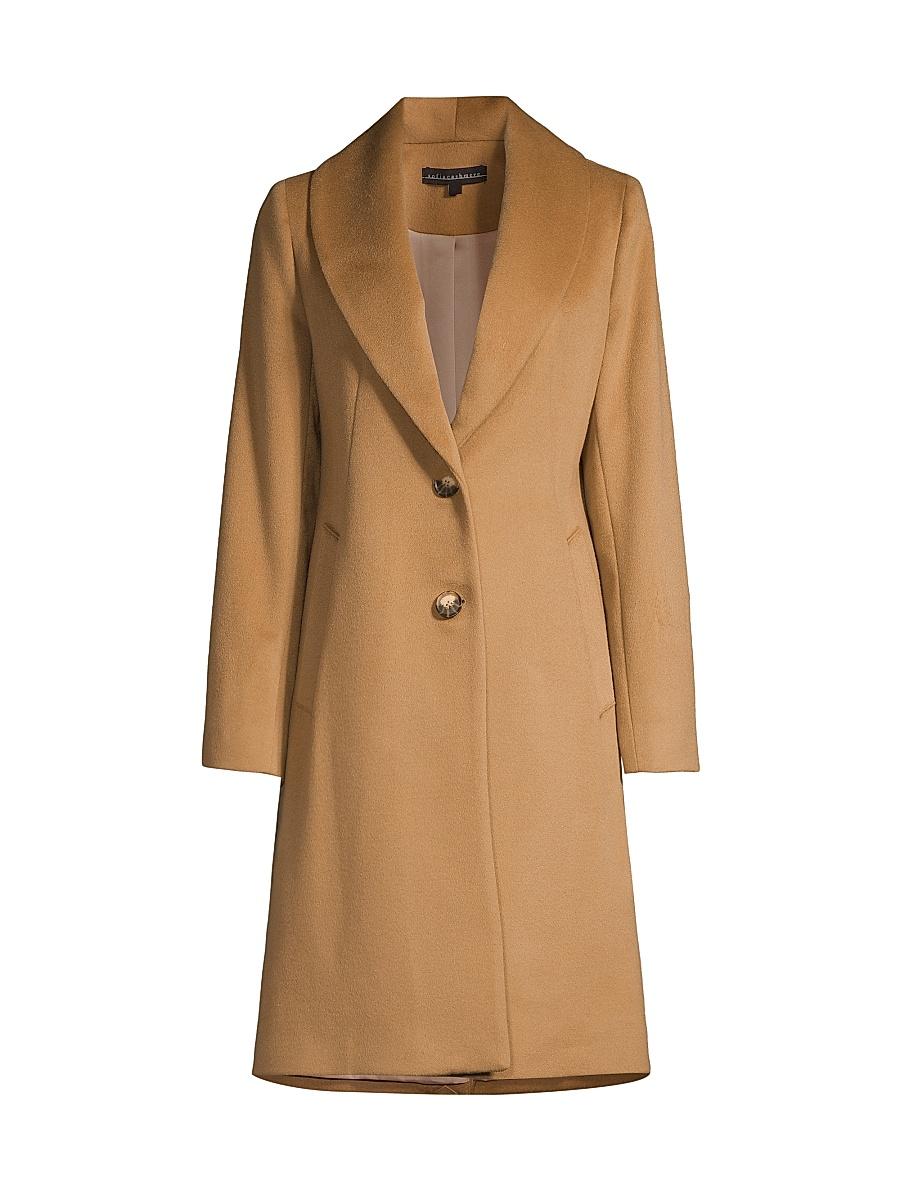 Womens Wool-Blend Coat Product Image