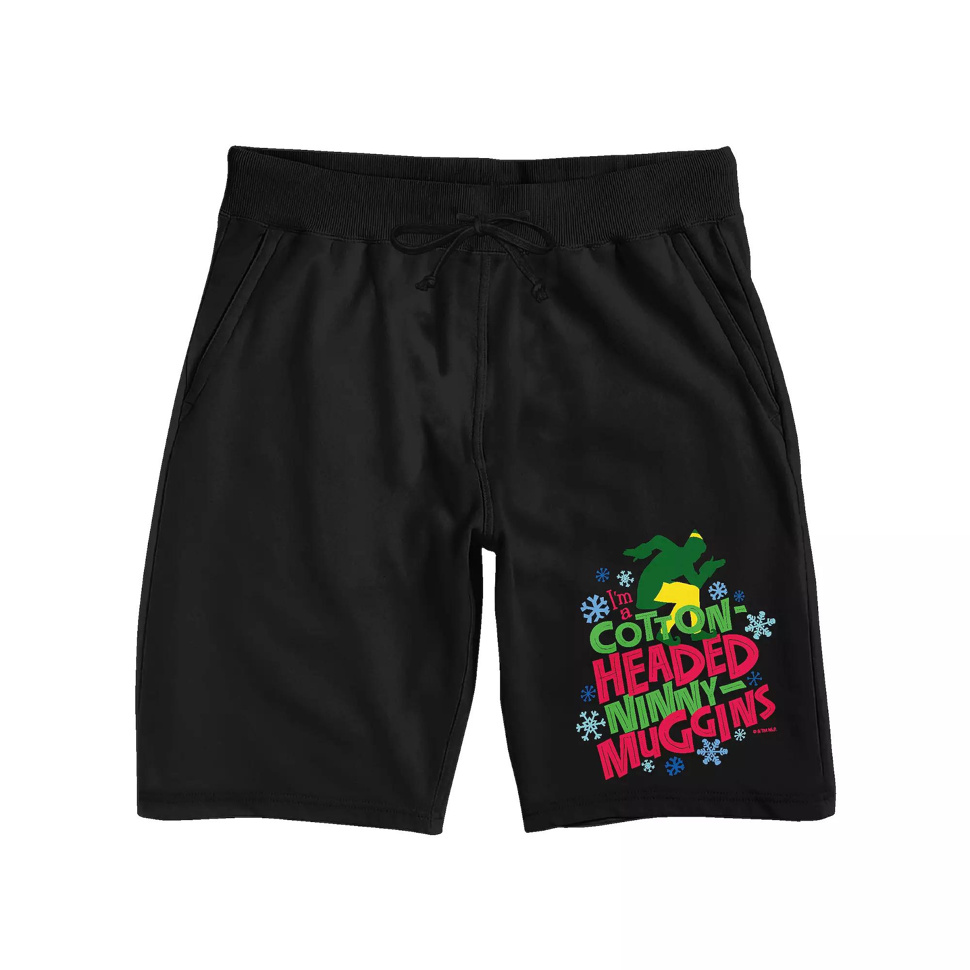 Men's Elf Buddy Quote Pajama Shorts,  Product Image