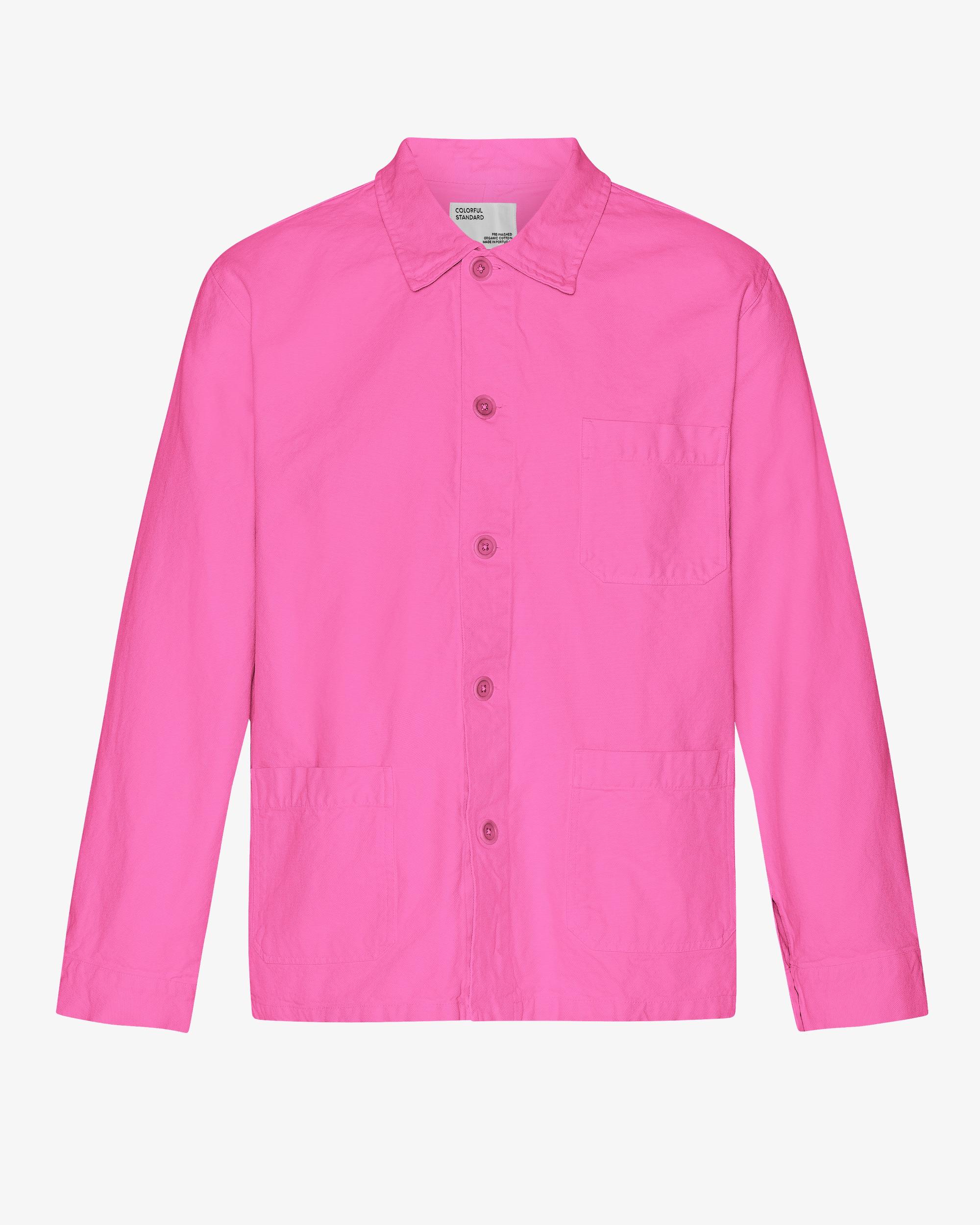 Organic Workwear Jacket - Bubblegum Pink Product Image