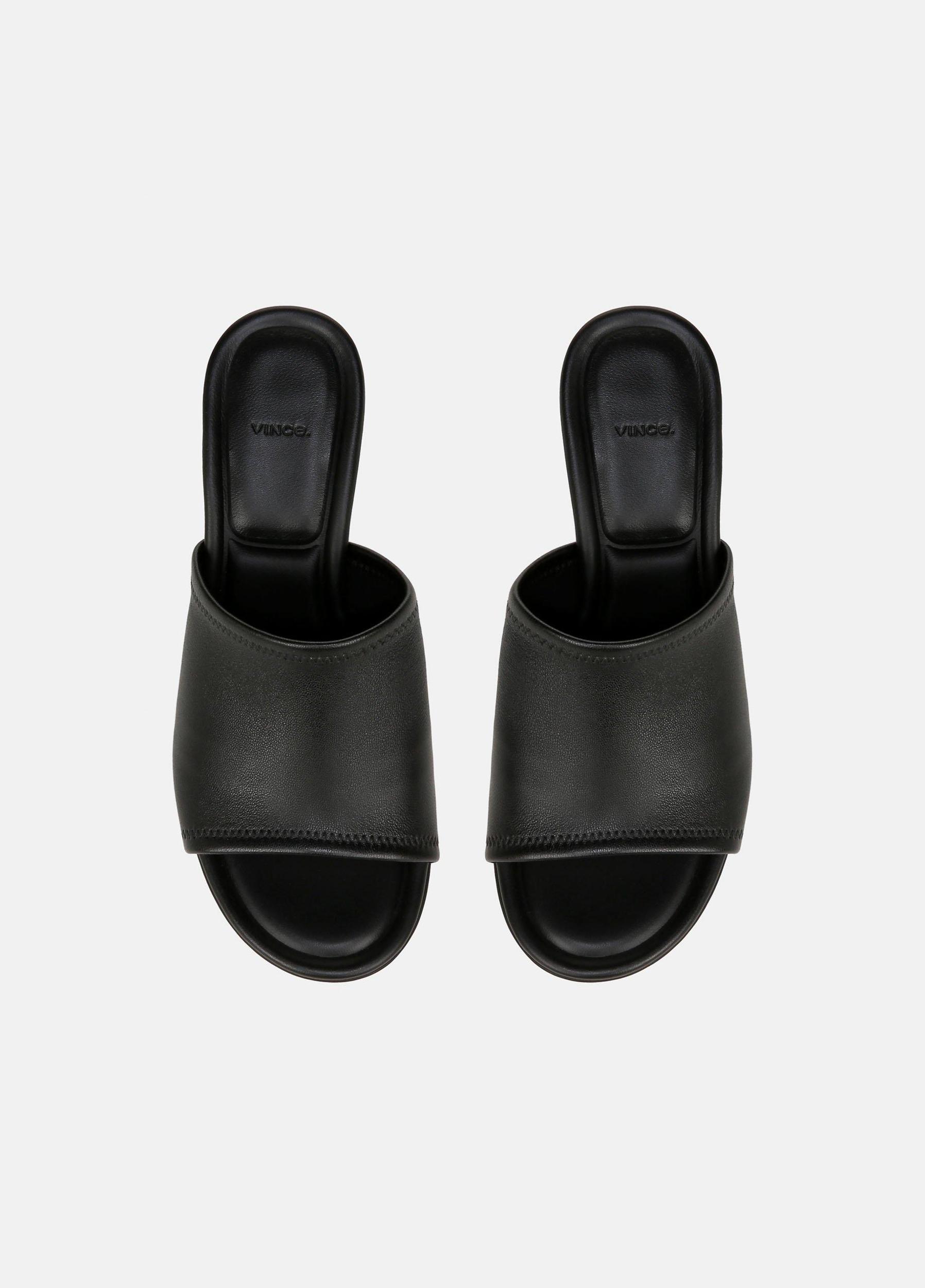 Joan Leather Heeled Sandal Product Image