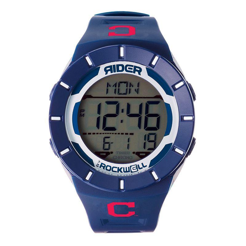 Men's Rockwell Cleveland Indians Coliseum Digital Watch, Blue Product Image
