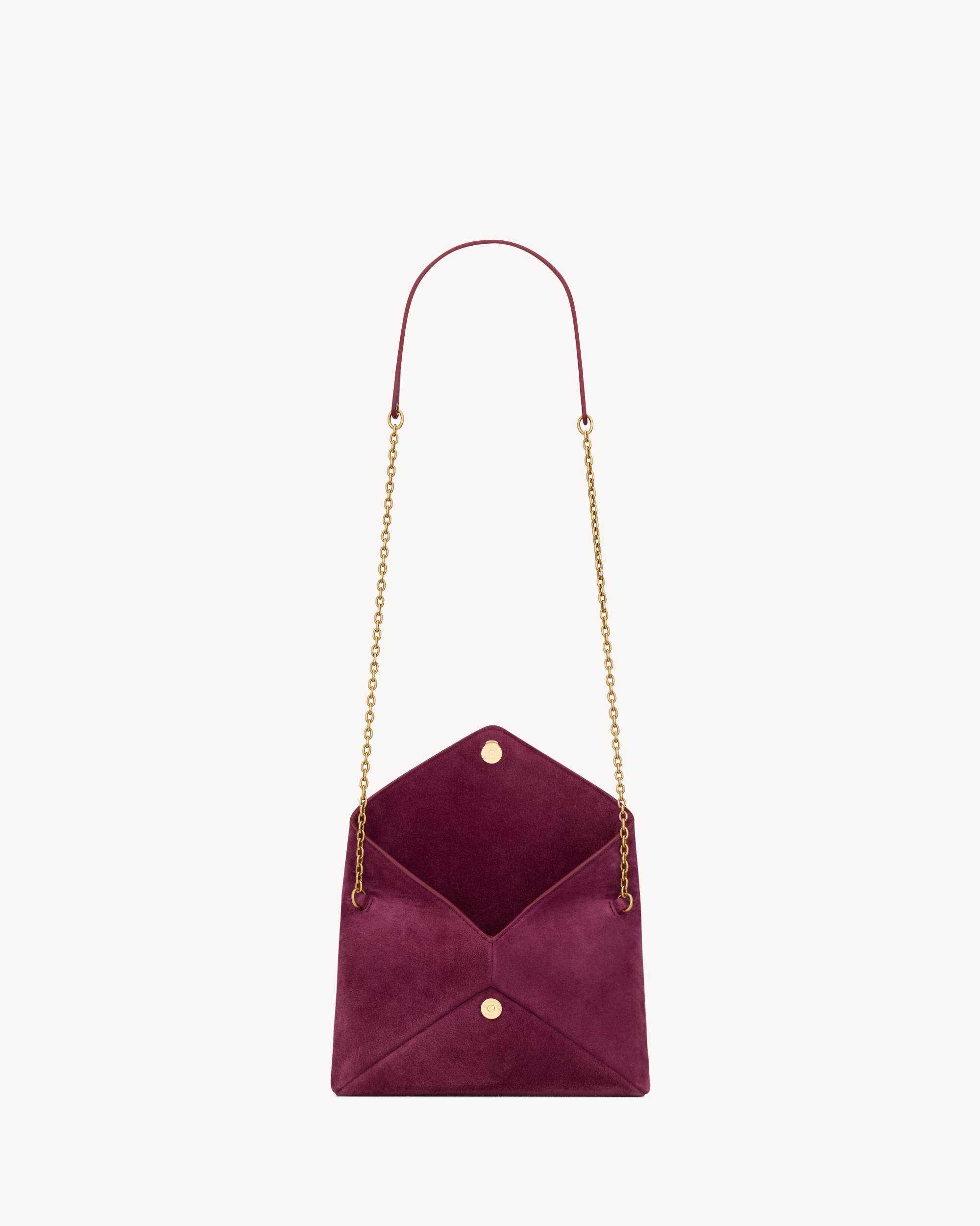 CASSANDRE small chain pouch in suede Product Image