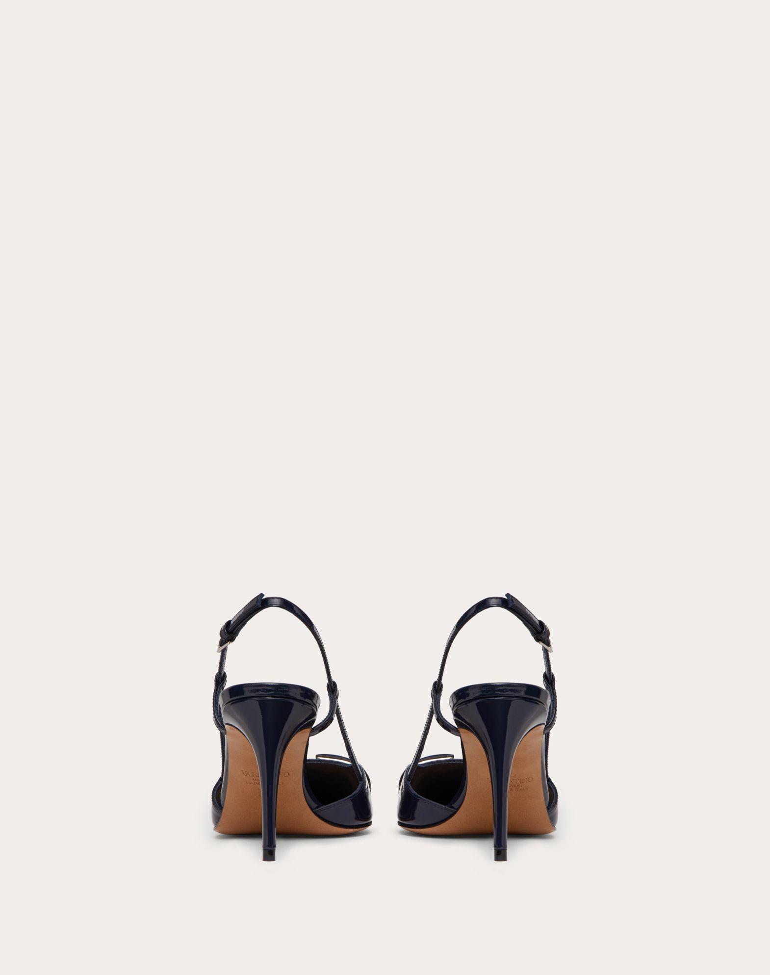 Vlogo Signature Patent Leather Slingback Pump 80Mm / 3.15 In. Product Image