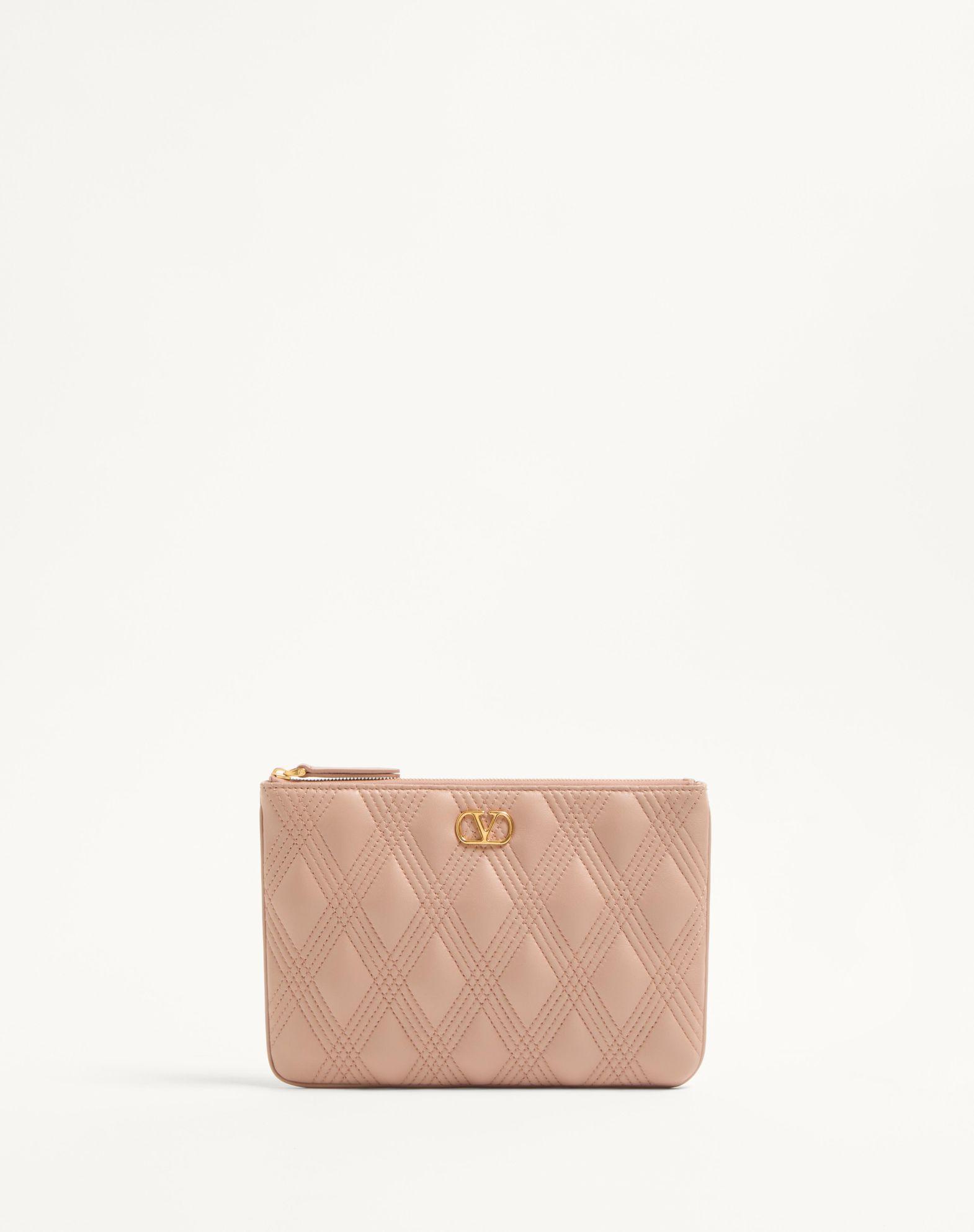 Valentino Garavani Quiltie 67 Pouch In Quilted Nappa Leather Product Image