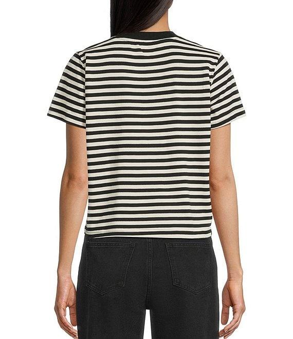 Mod Ref Knit Crew Stripe T-Shirt Product Image