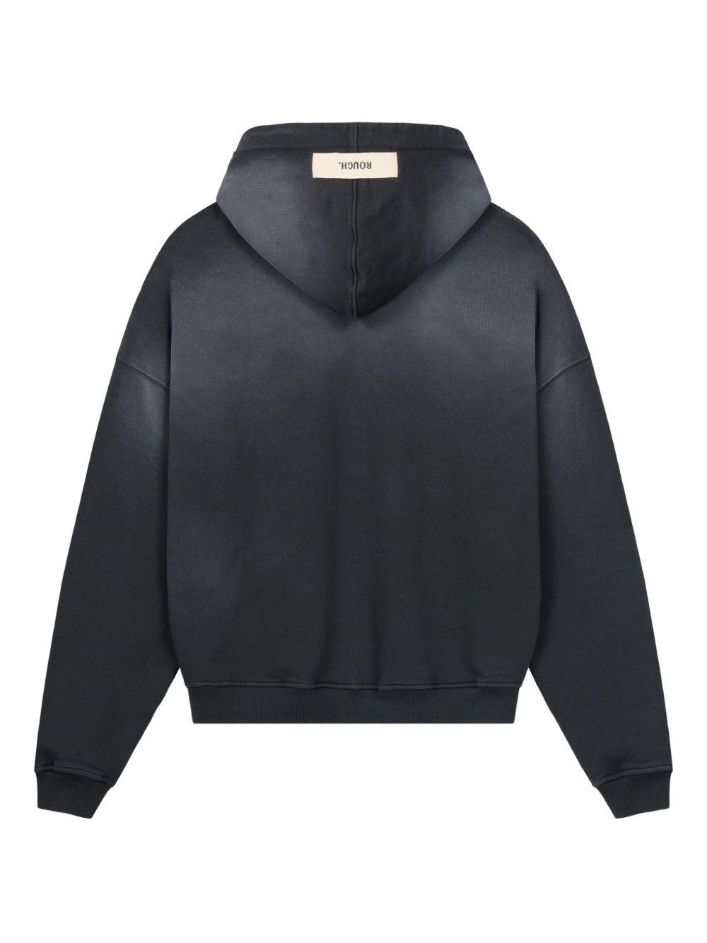 graphic zip-up hoodie Product Image