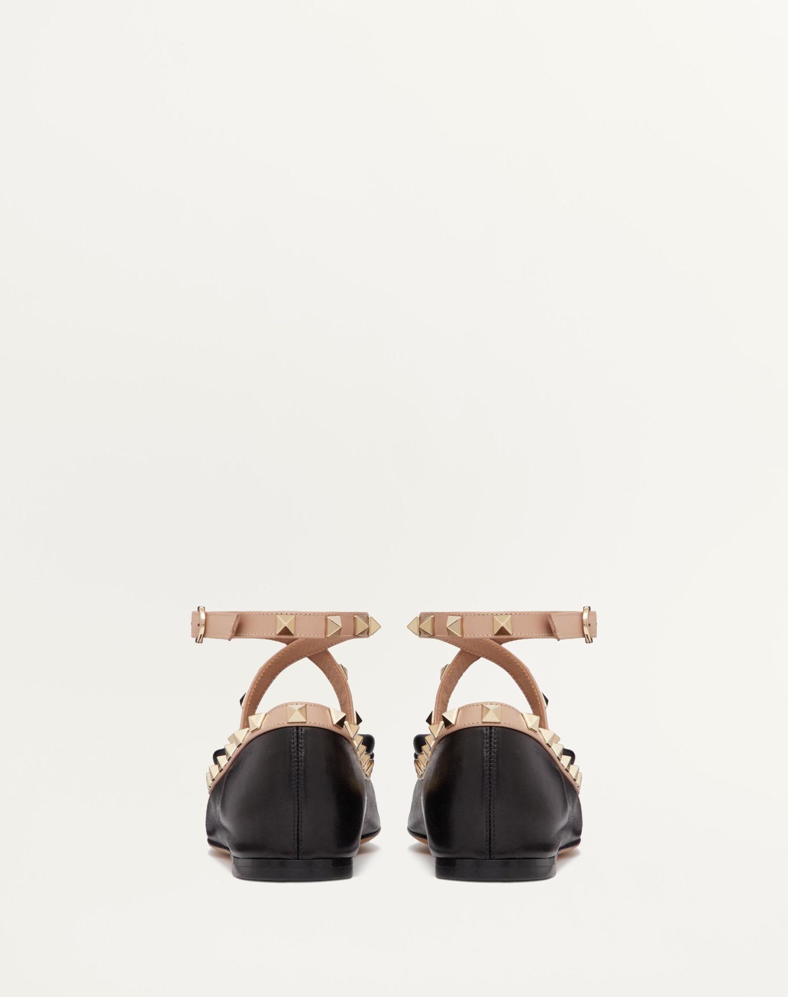 Rockstud Ballerina In Nappa Leather Product Image