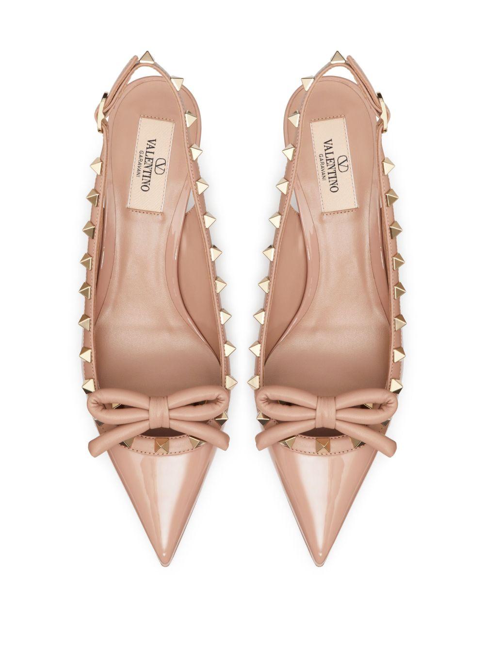 60mm Rockstud slingback pumps Product Image