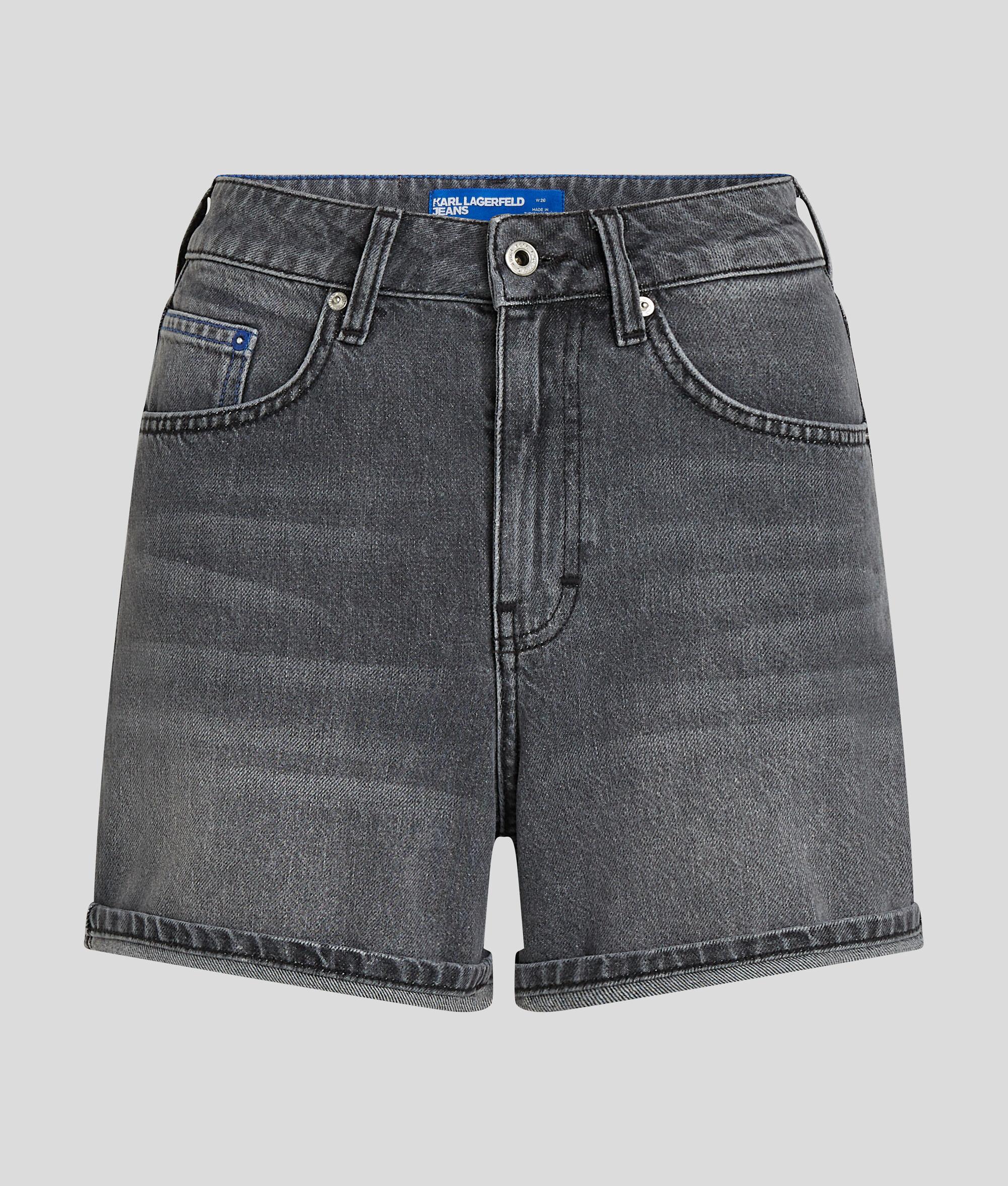 HIGH-RISE DENIM SHORTS Product Image