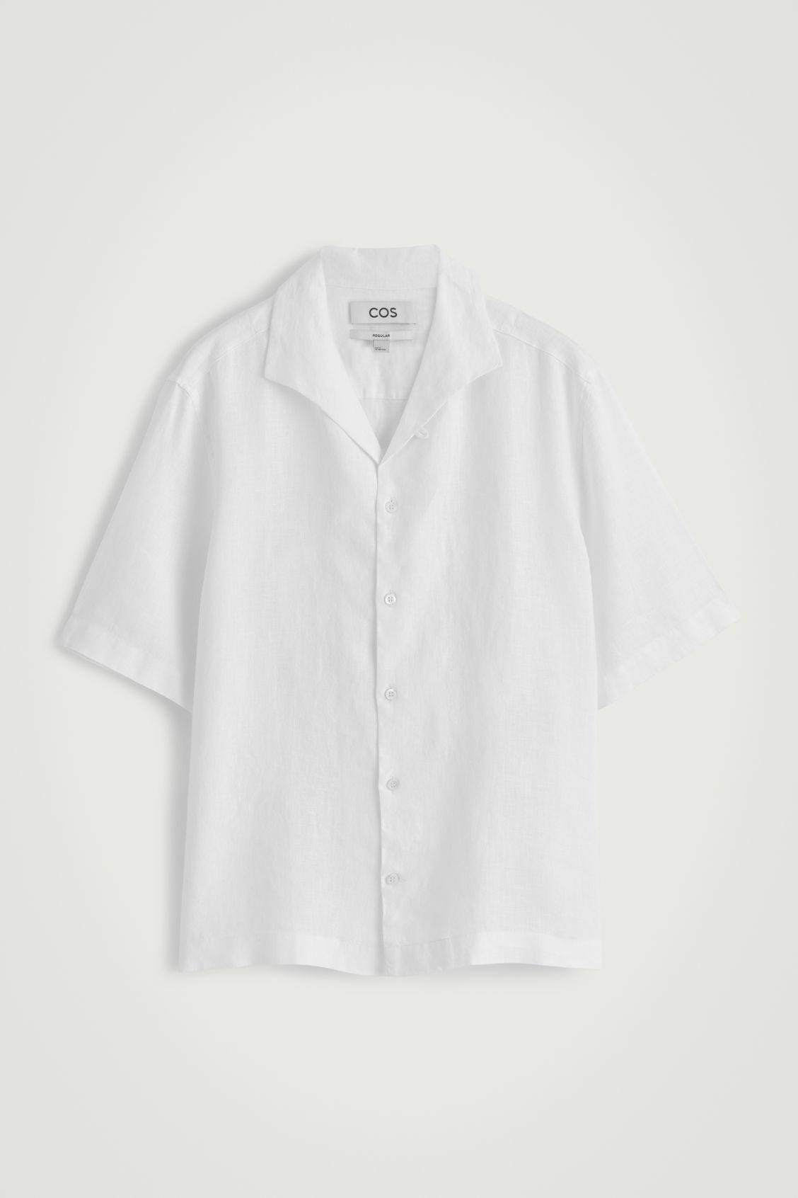 LINEN SHORT-SLEEVED SHIRT Product Image
