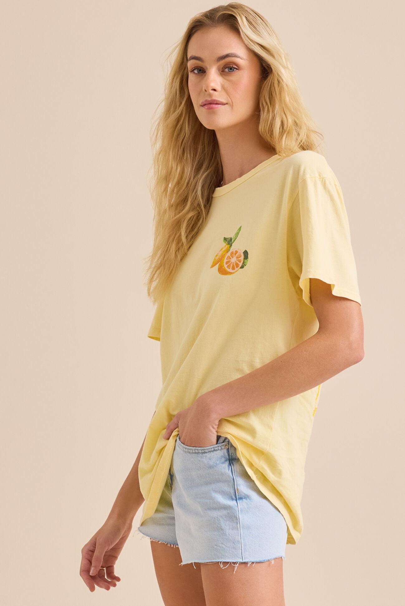 Positano Fruit Stand Oversized Tee Product Image