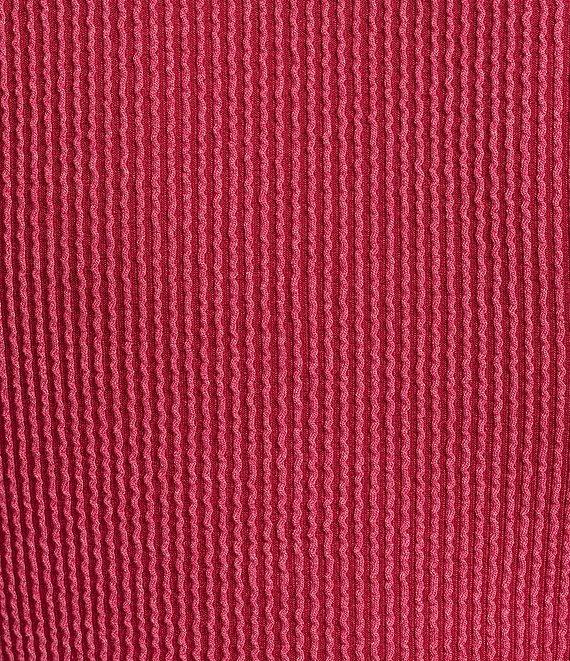 Moa Moa Long Sleeves V-Neck Urban Rib Top Product Image