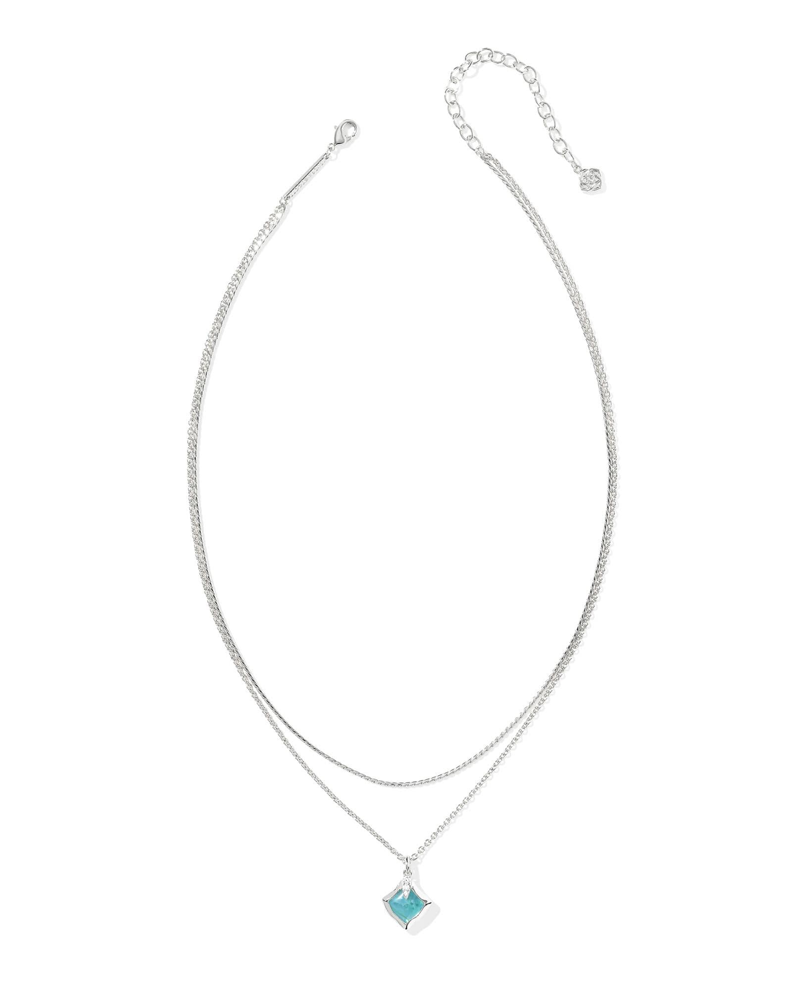 Joelle Silver Multi Strand Necklace Product Image