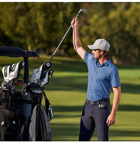 Callaway Chevron Printed Short Sleeve Twill Golf Polo Shirt Product Image