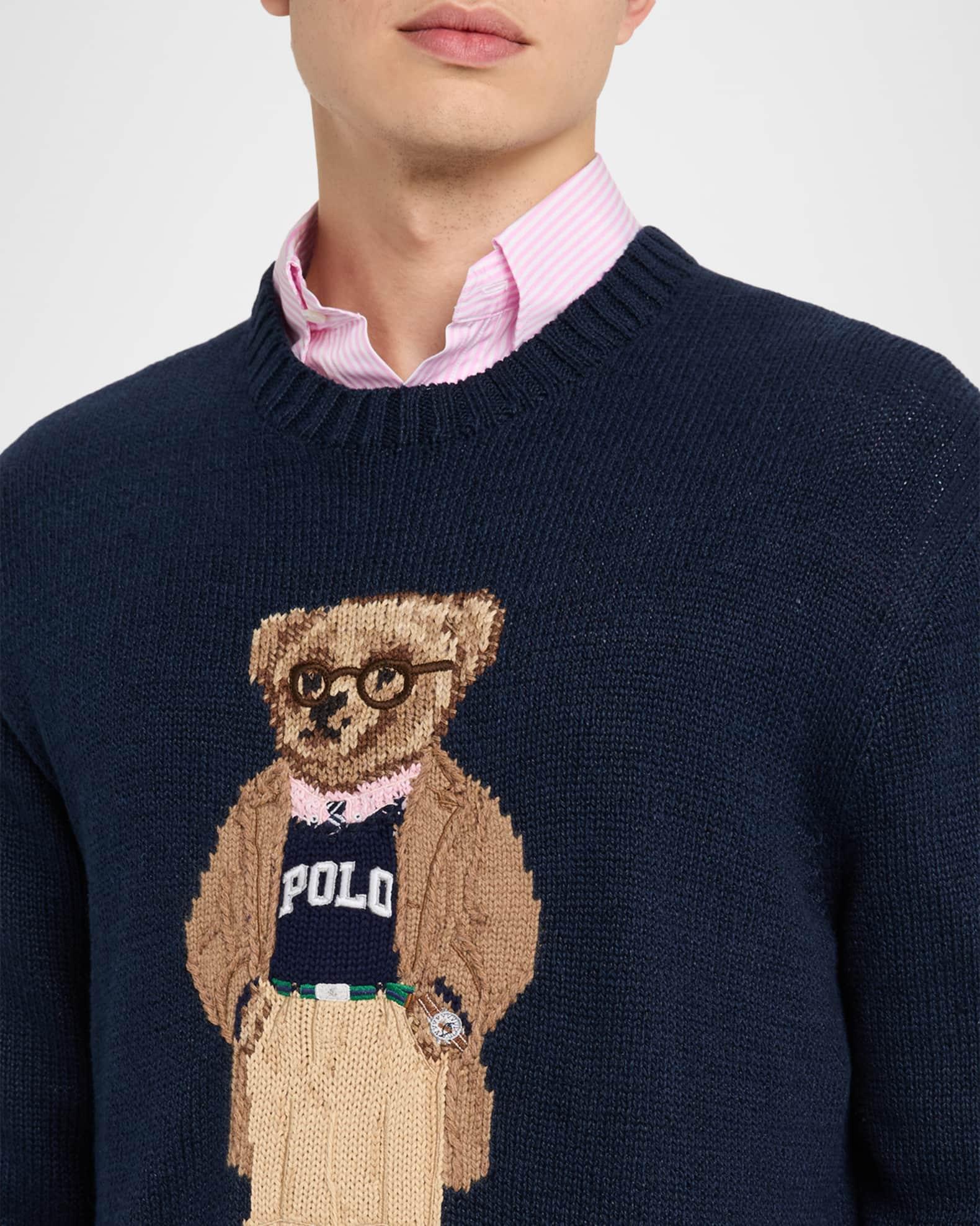 Men's Polo Bear Sweater Product Image