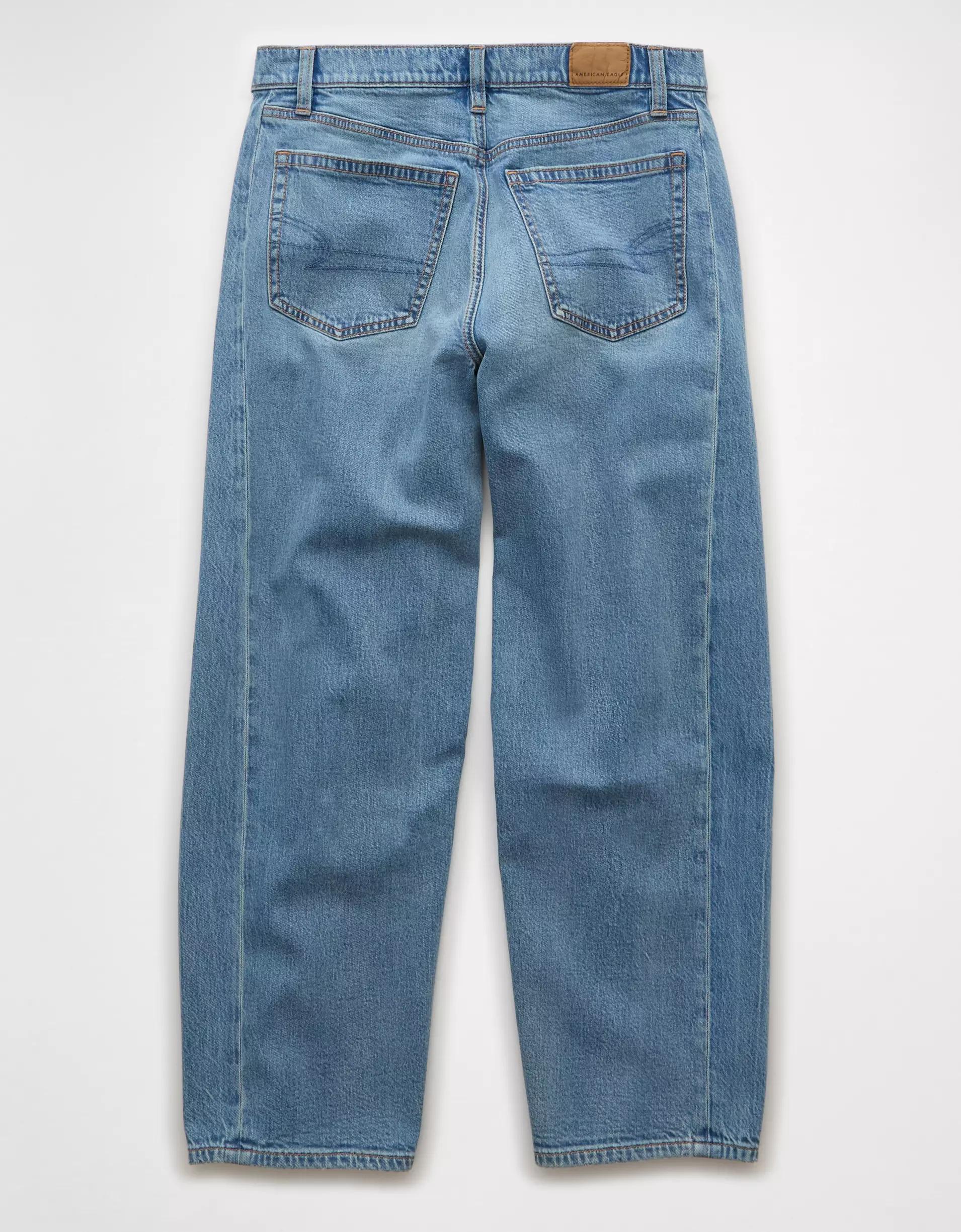 AE Dreamy Drape Strigid Barrel Jean Product Image