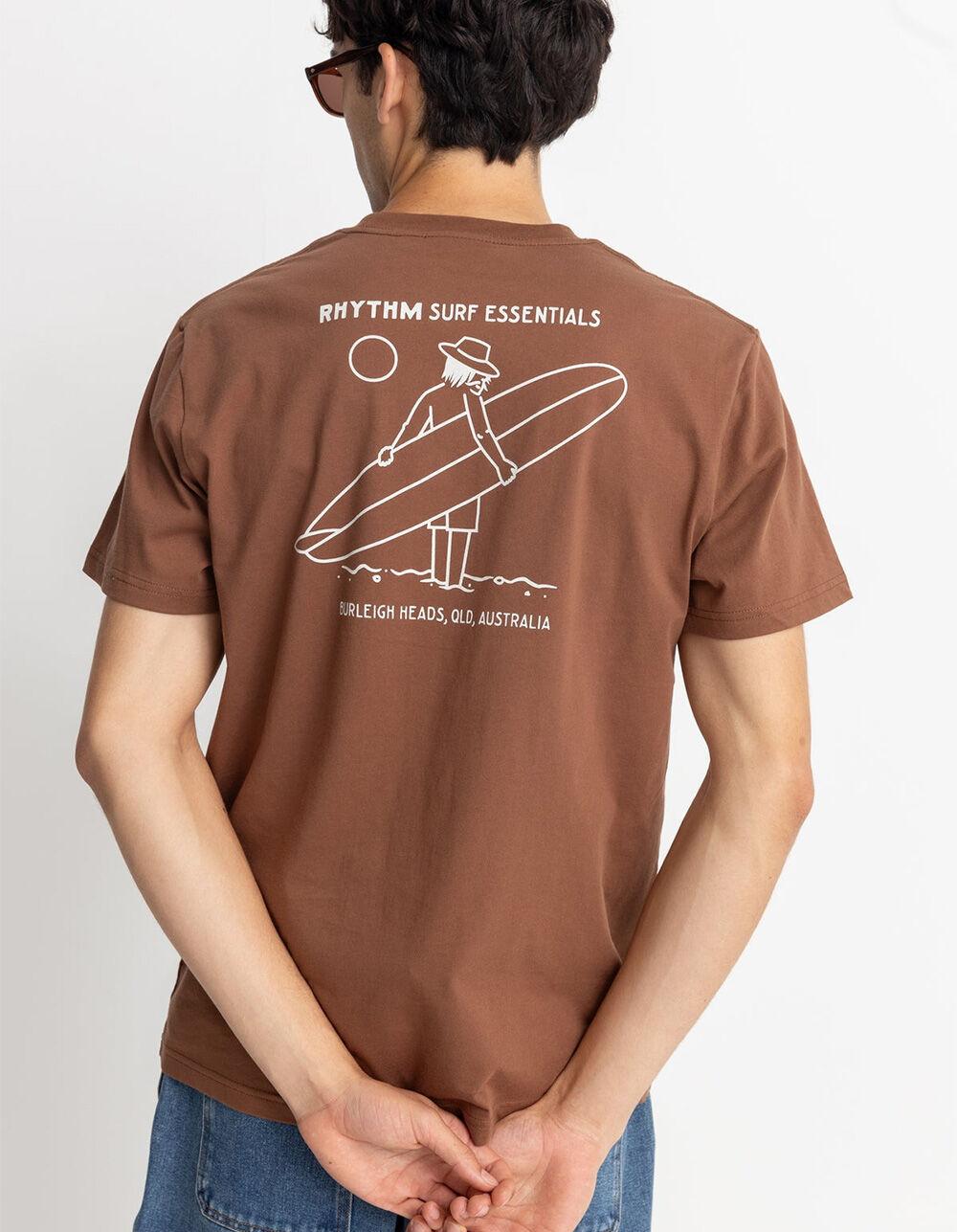 RHYTHM Lull Mens Tee - BROWN Product Image