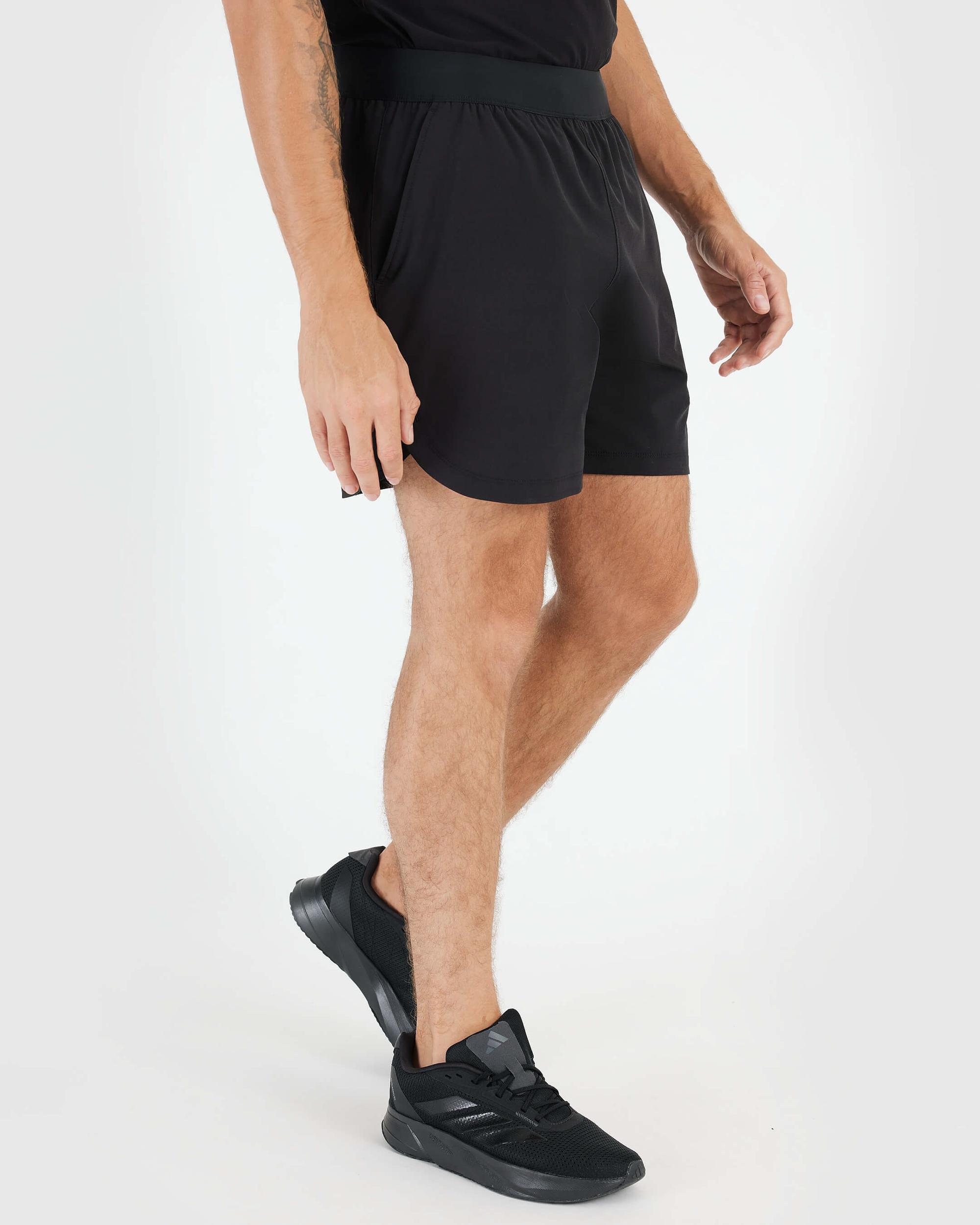 7" Black Active Training Shorts Product Image