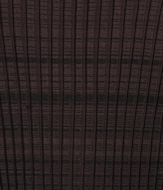 BOSS by Hugo Boss Focinta Solid Stretch Ribbed Knit Point Collar V-Neck Long Sleeve Cardigan Product Image