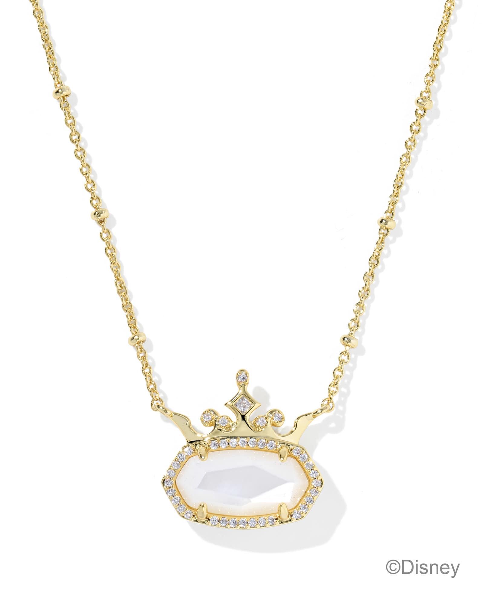 Disney | Kendra Scott Elisa Princess Gold Short Pendant Necklace Product Image