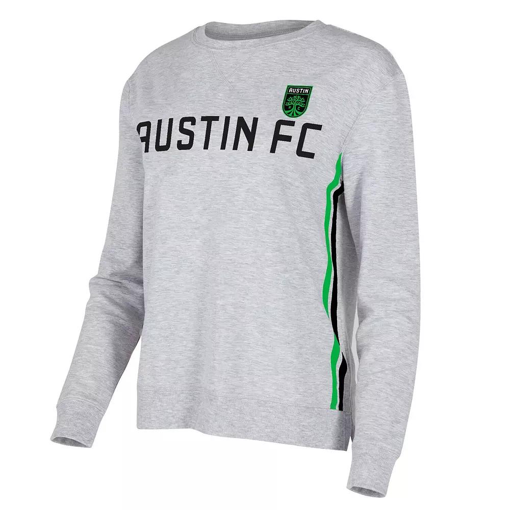 Women's Concepts Sport Gray Austin FC Cedar Tri-Blend Long Sleeve T-Shirt,  Product Image