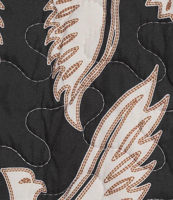 Ida Mae Home Round Collar Long Sleeve Cropped Jacket Product Image