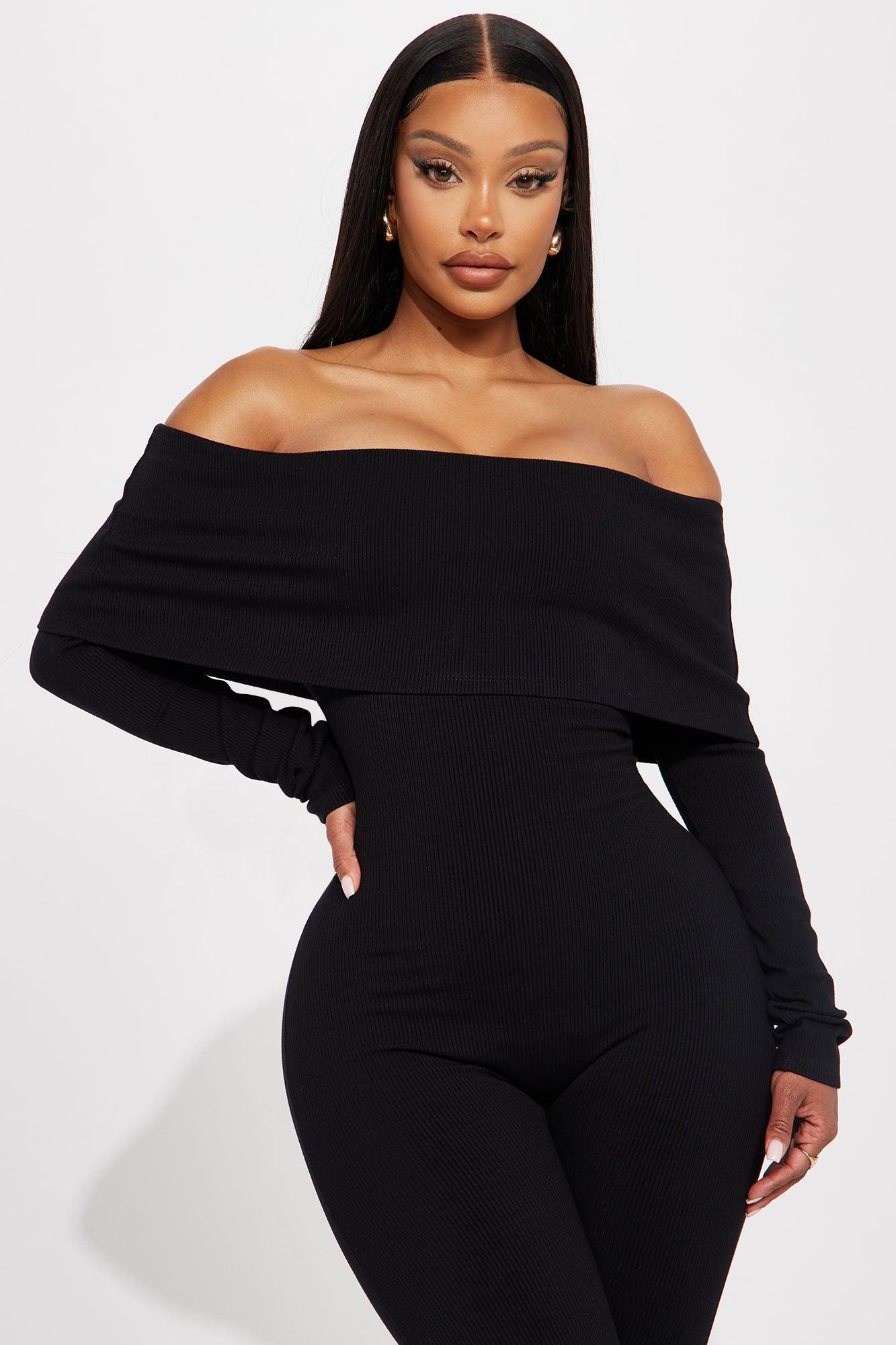 Amara Snatched Jumpsuit - Black Product Image