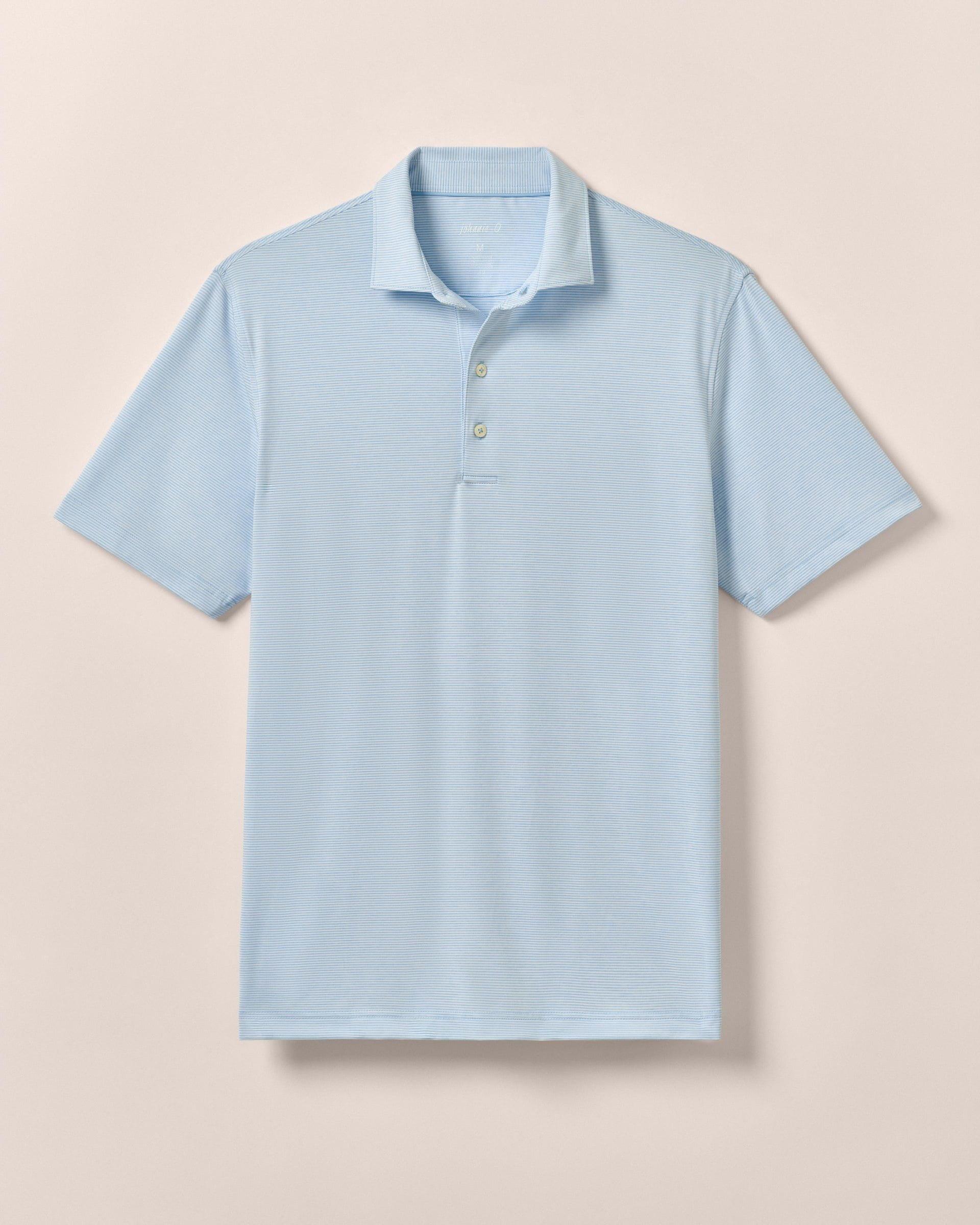 PerryGolf Performance Jersey Polo - Lyndonn Stripe Product Image