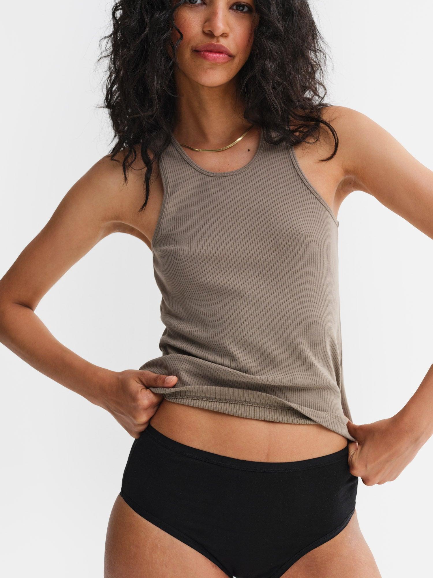 Tencel Rib Easy Tank Female Product Image