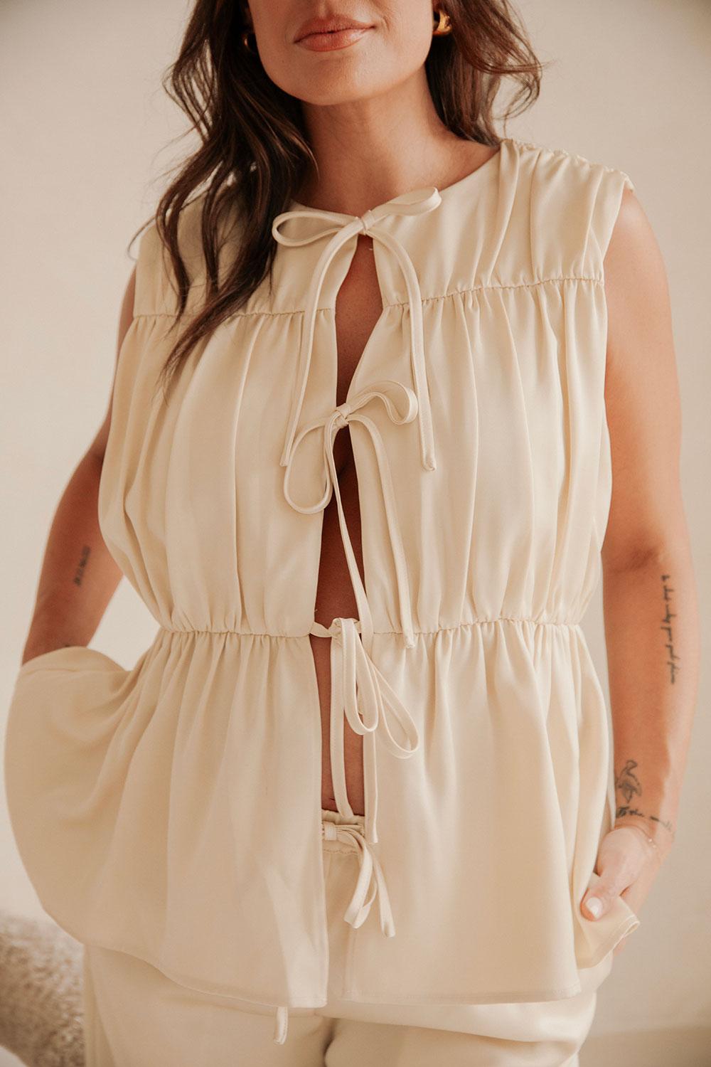 Juliette Pants - Beige Product Image