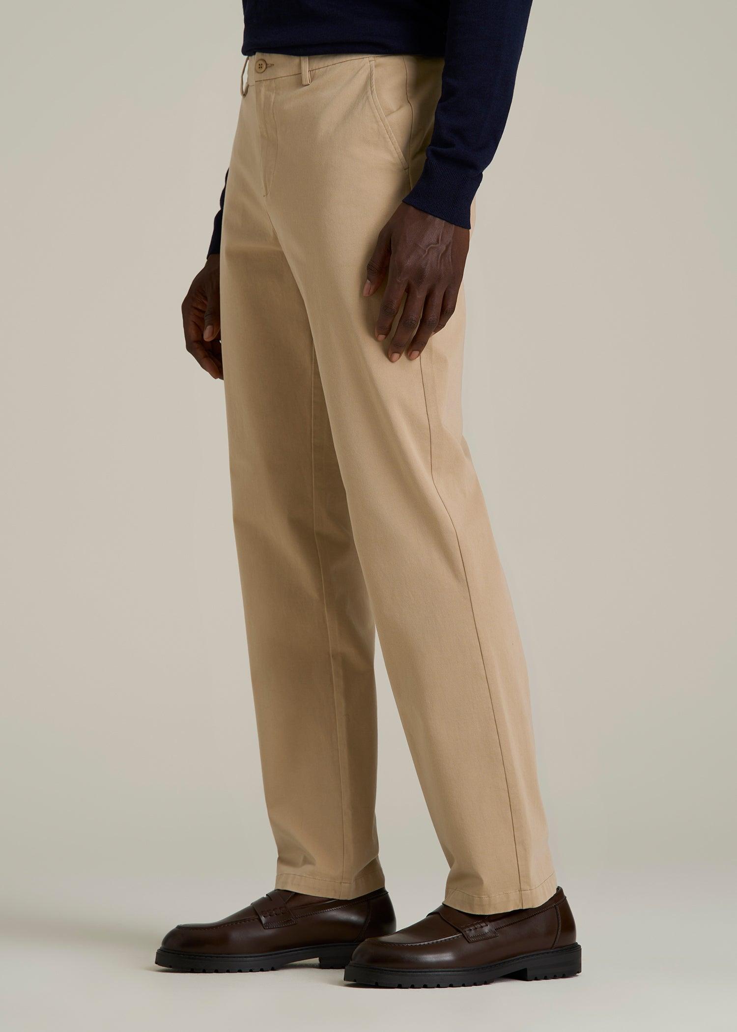 4 Way Stretch Commuter RELAXED Chino Pants for Tall Men in Hazelwood Male Product Image