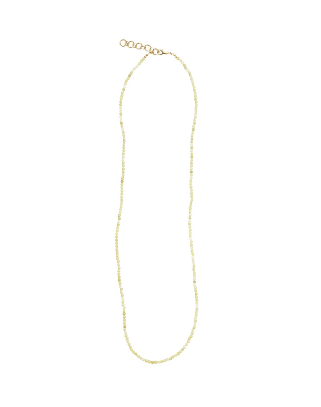 Jade Long Necklace (Exchange only) - Gold Product Image