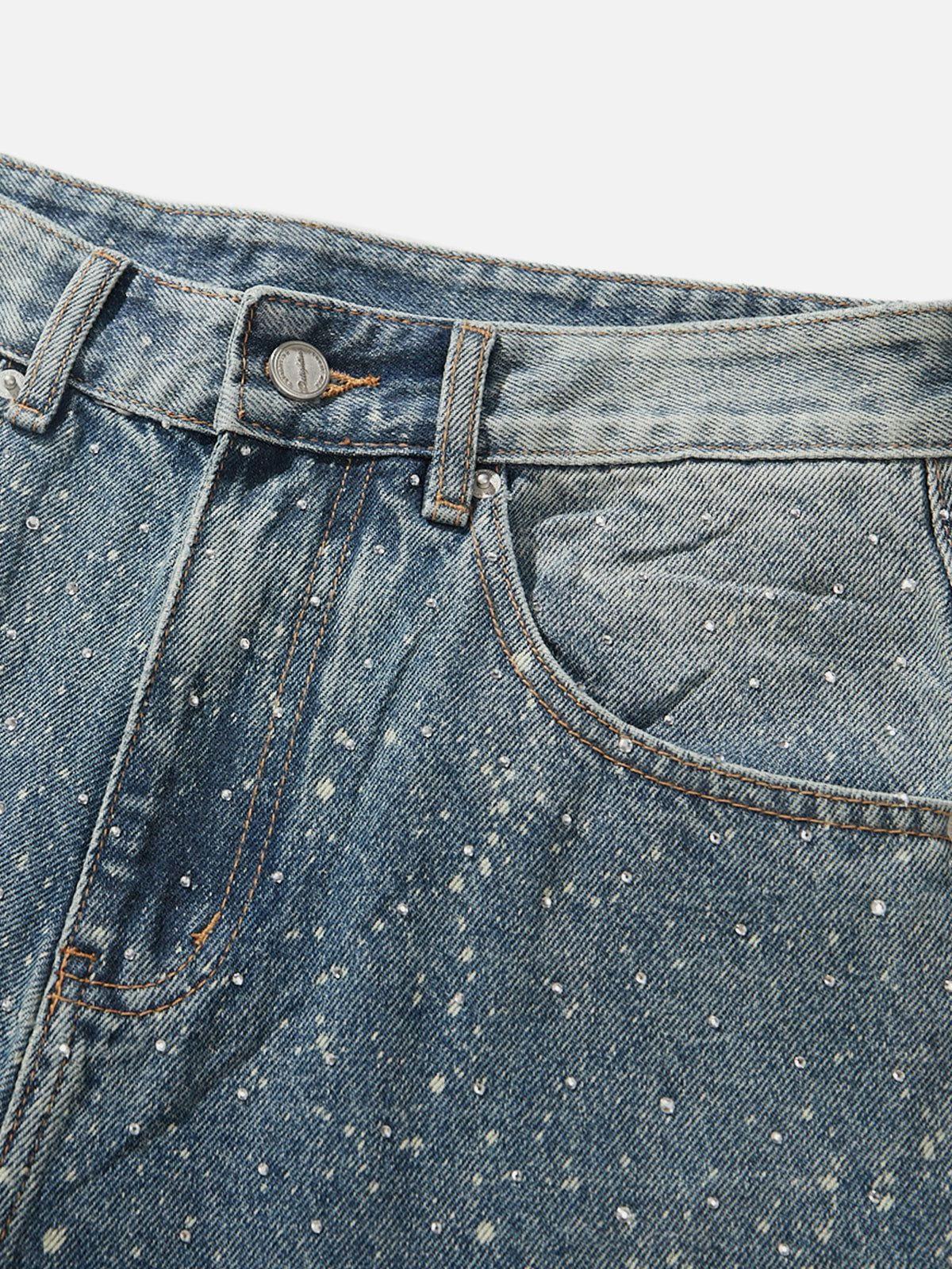 Aelfric Eden Rhinestone Baggy Jeans Product Image