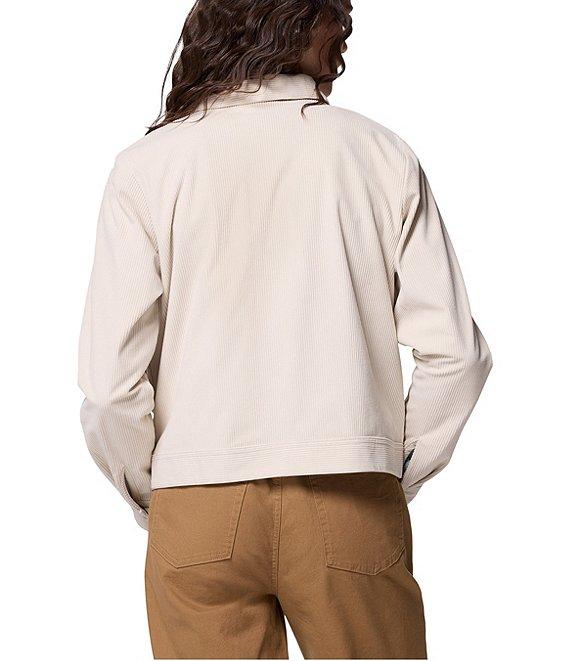 Columbia Blue Point Creek Corduroy Point Collar Long Sleeve Snap Front Shirt Product Image