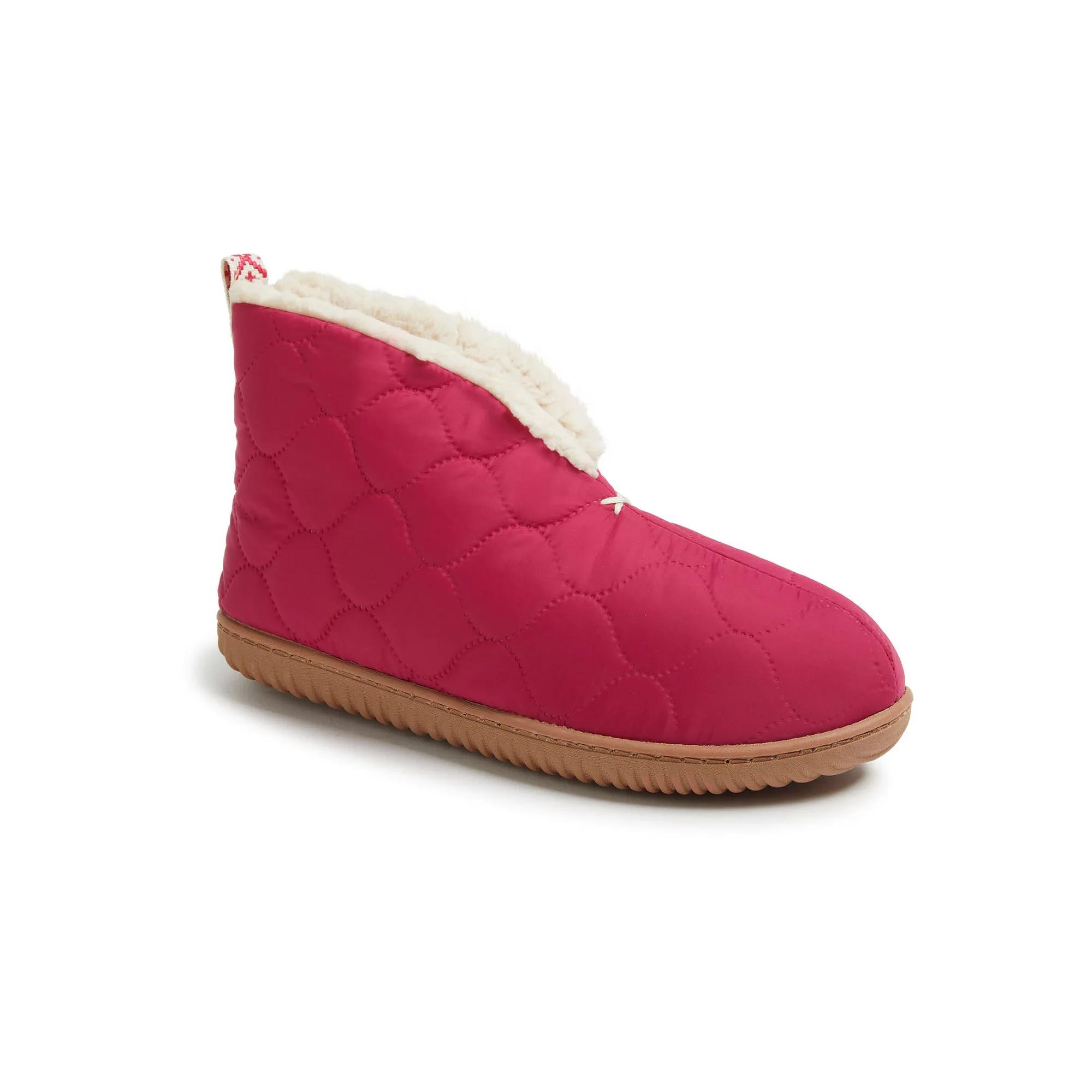 Dearfoams Warm Up Women's Ankle Boot Slippers,  Product Image